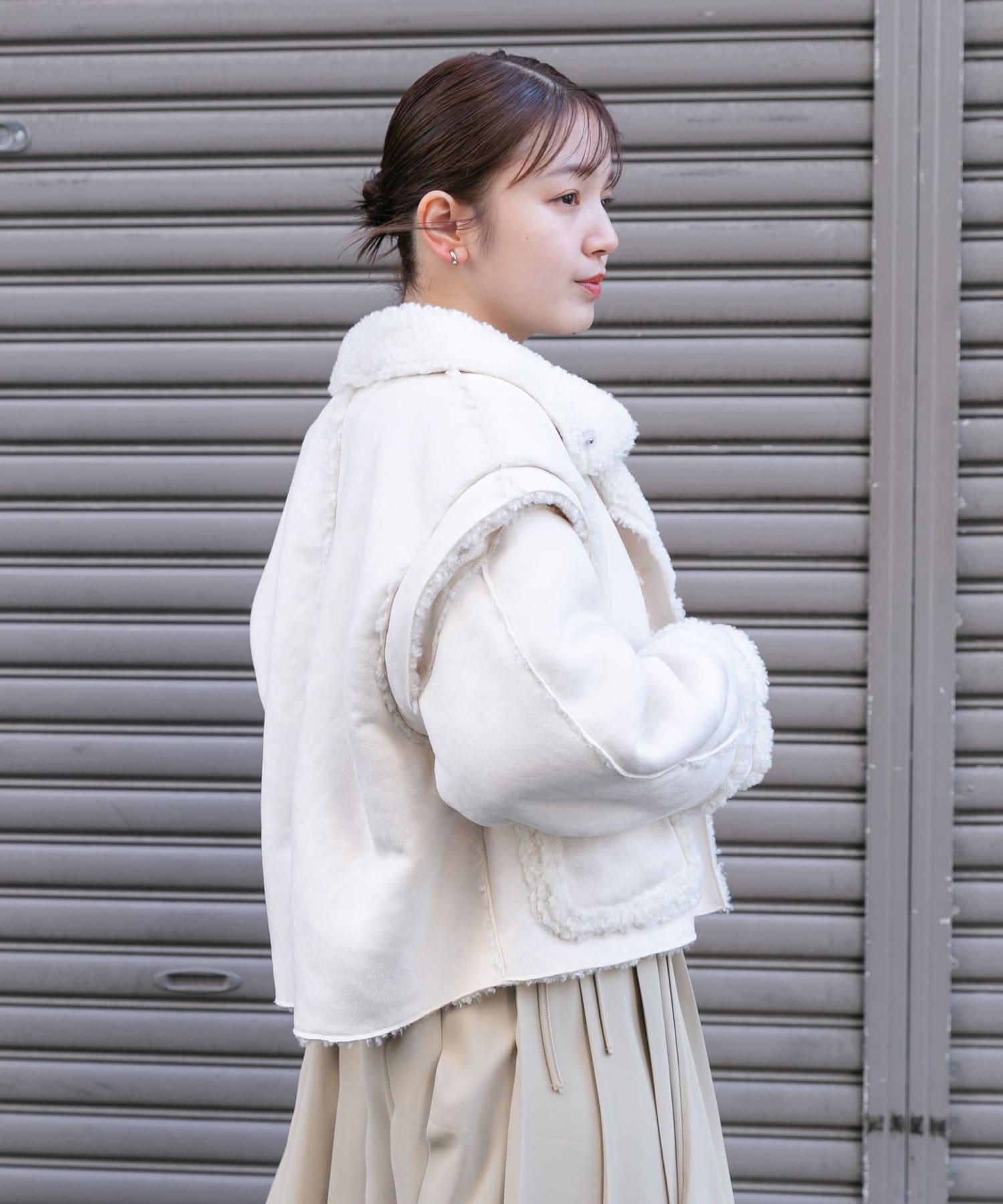 身長：160cm サイズ：one
