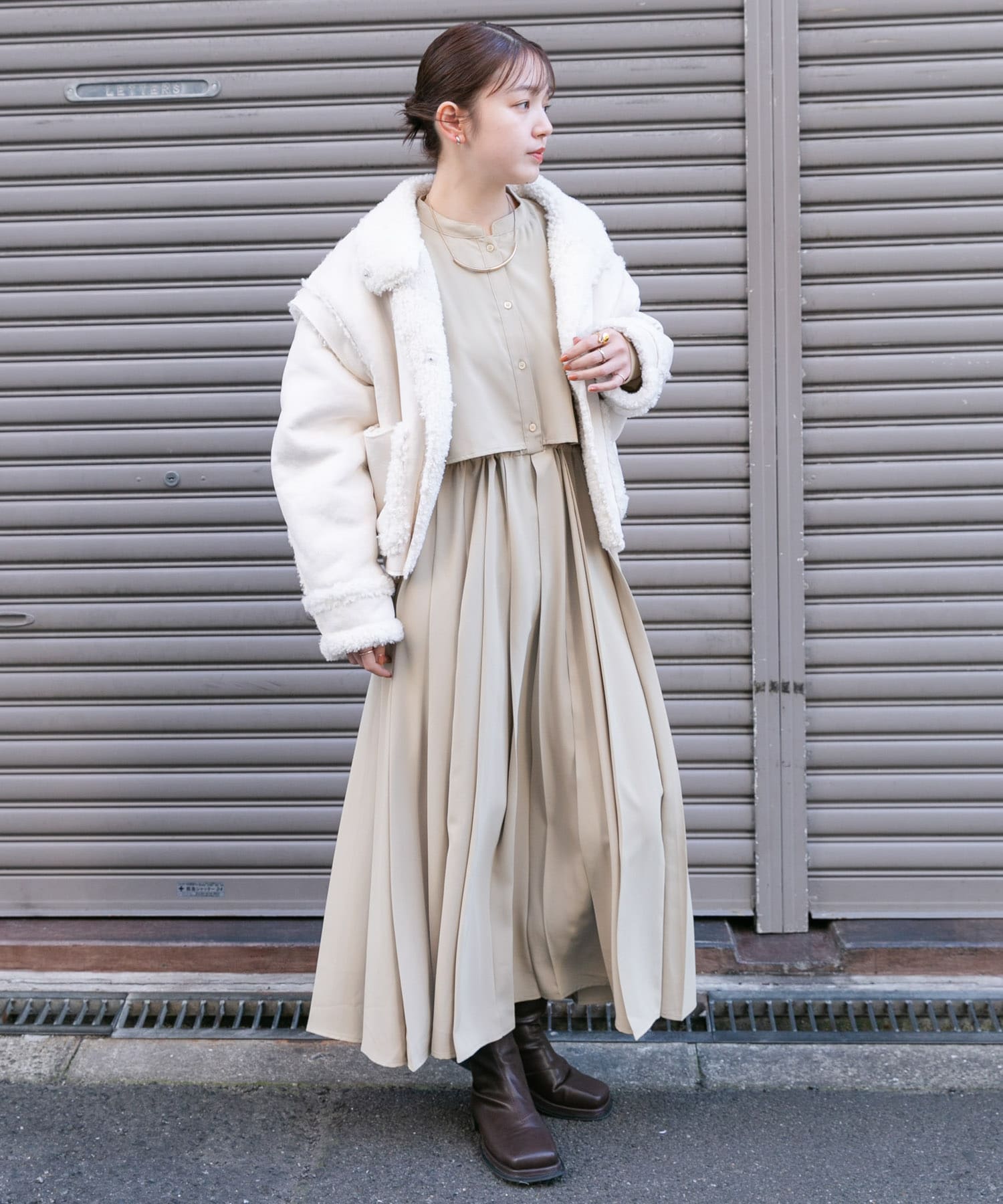 身長：160cm サイズ：one