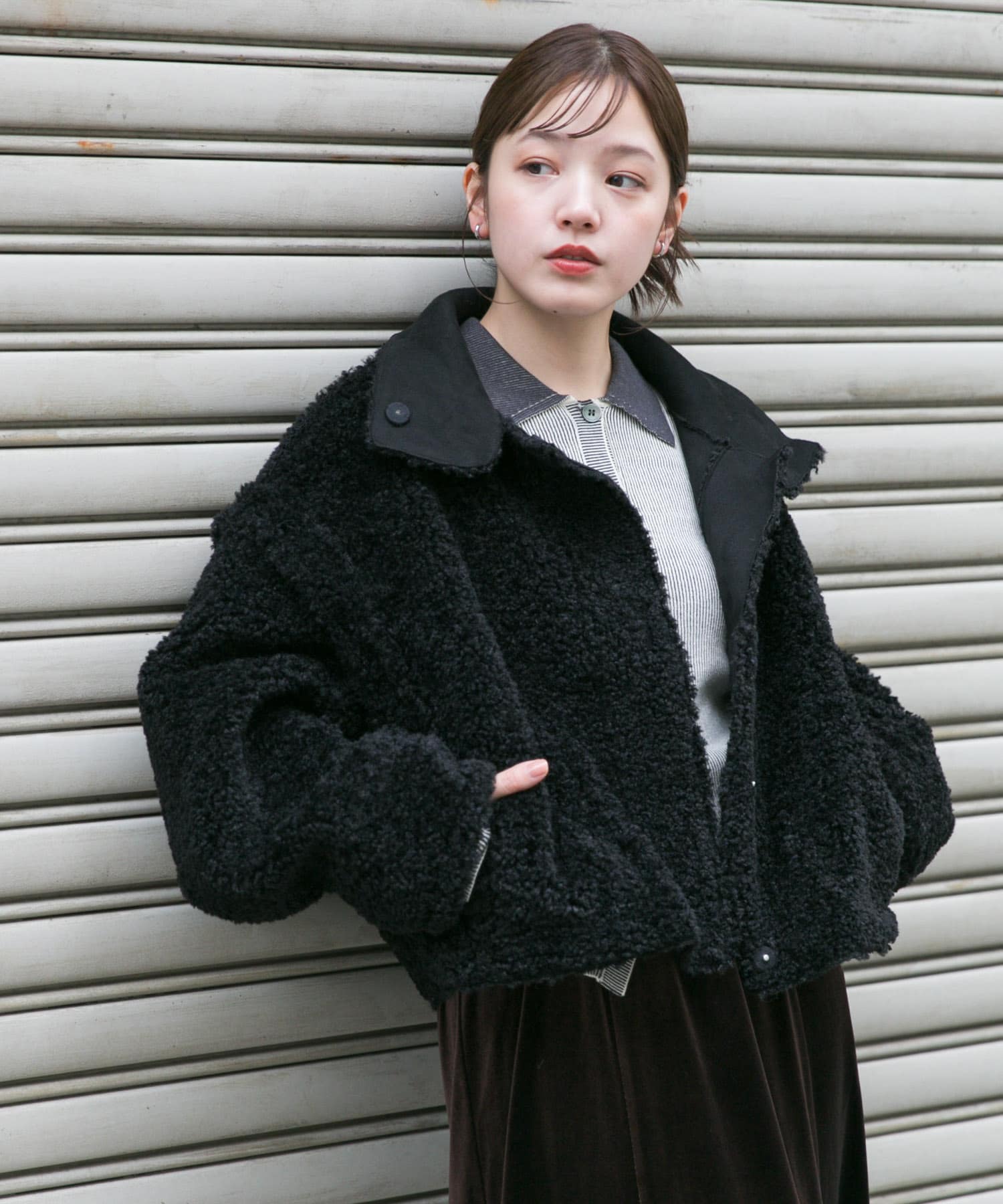 身長：160cm サイズ：one