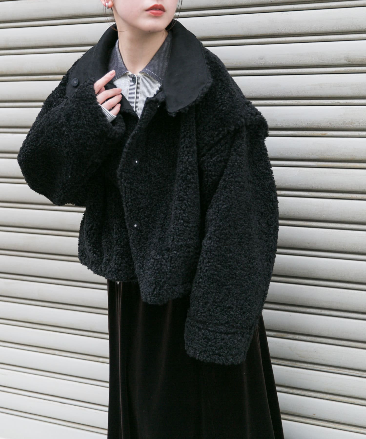 身長：160cm サイズ：one