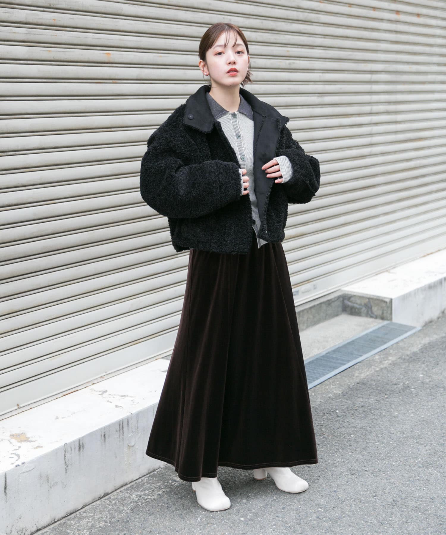 身長：160cm サイズ：one