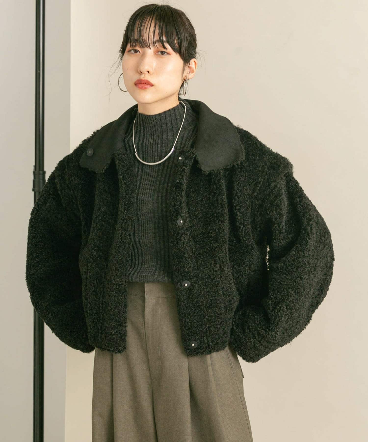 身長：160cm サイズ：one