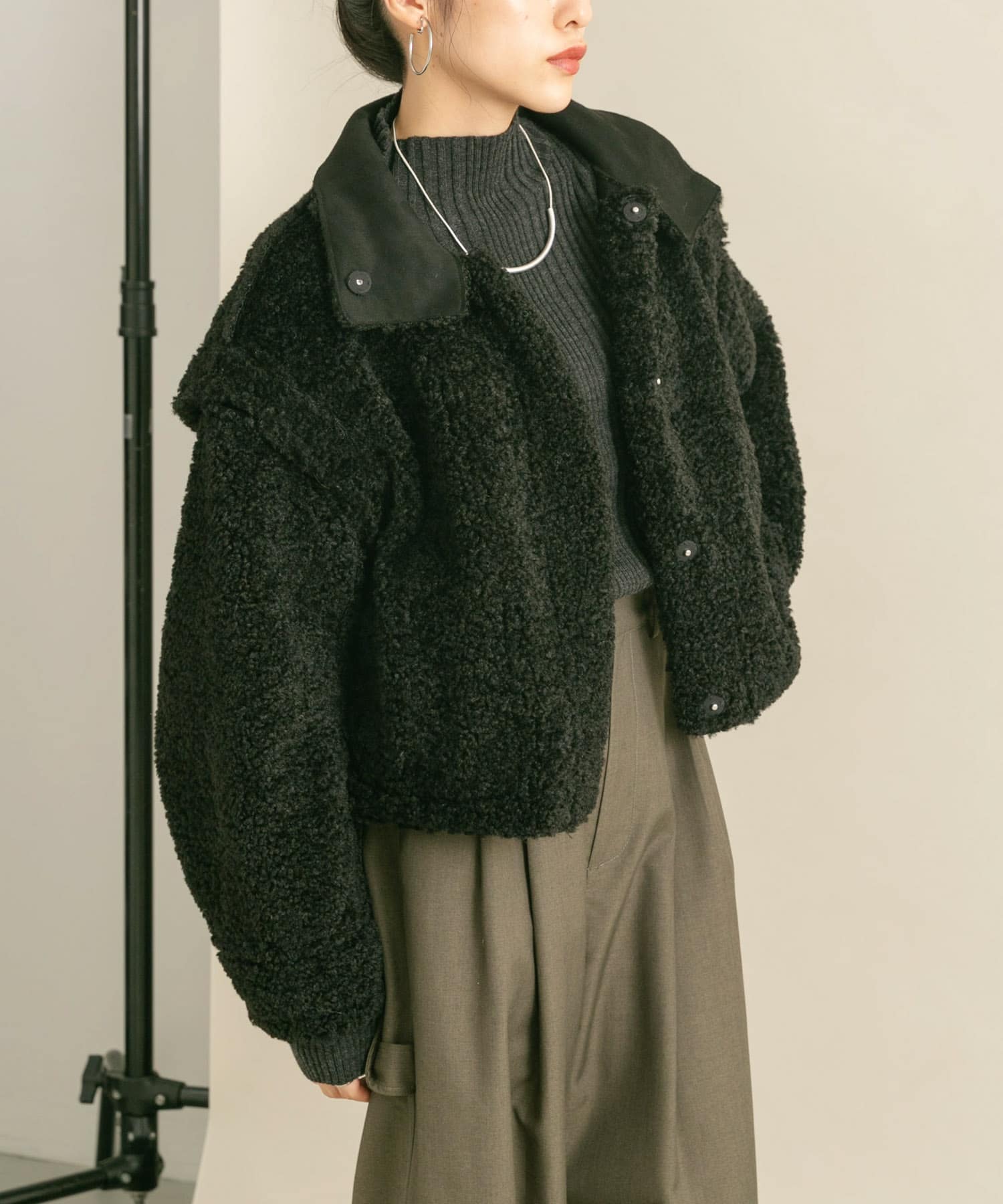 身長：160cm サイズ：one
