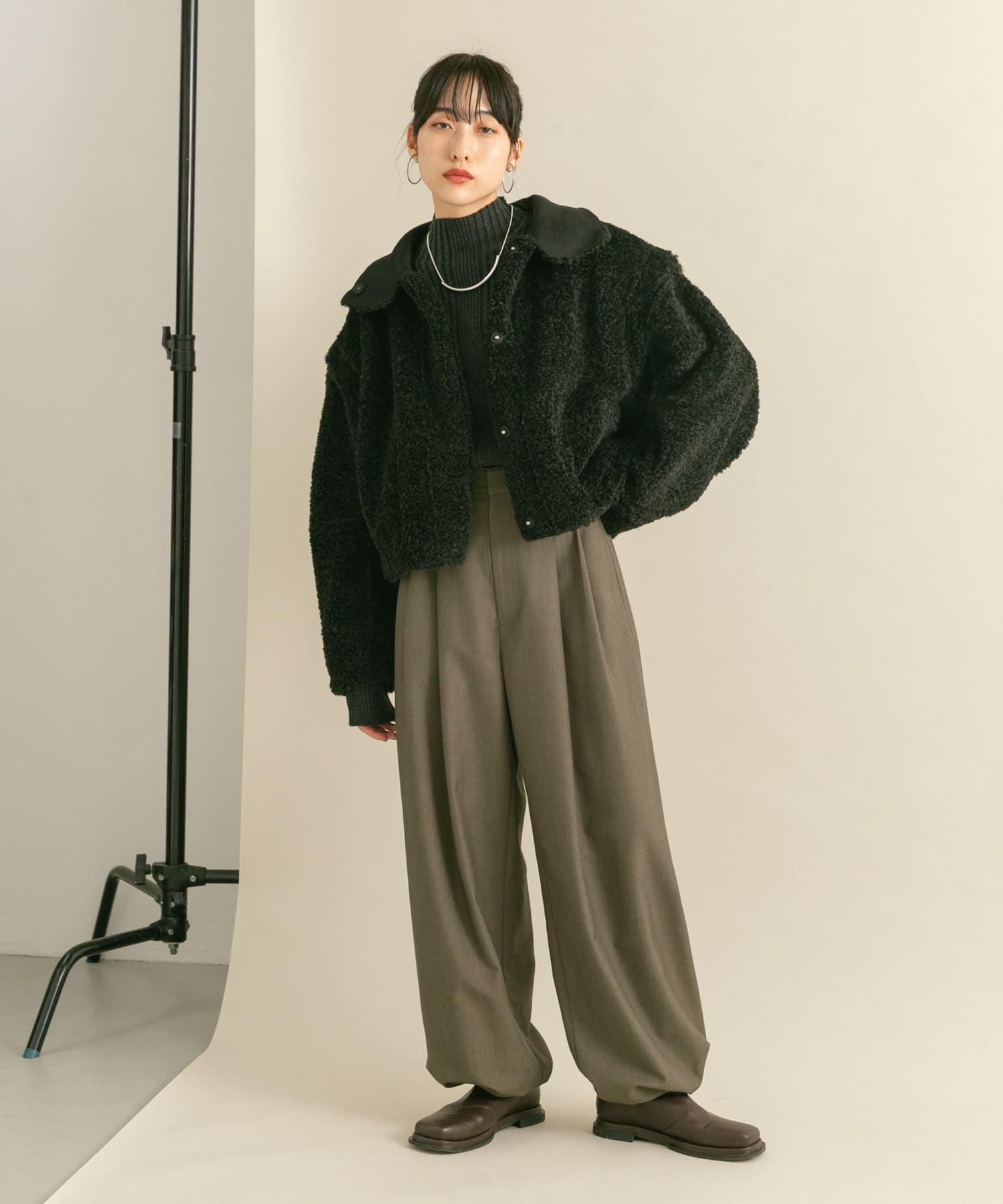 身長：160cm サイズ：one