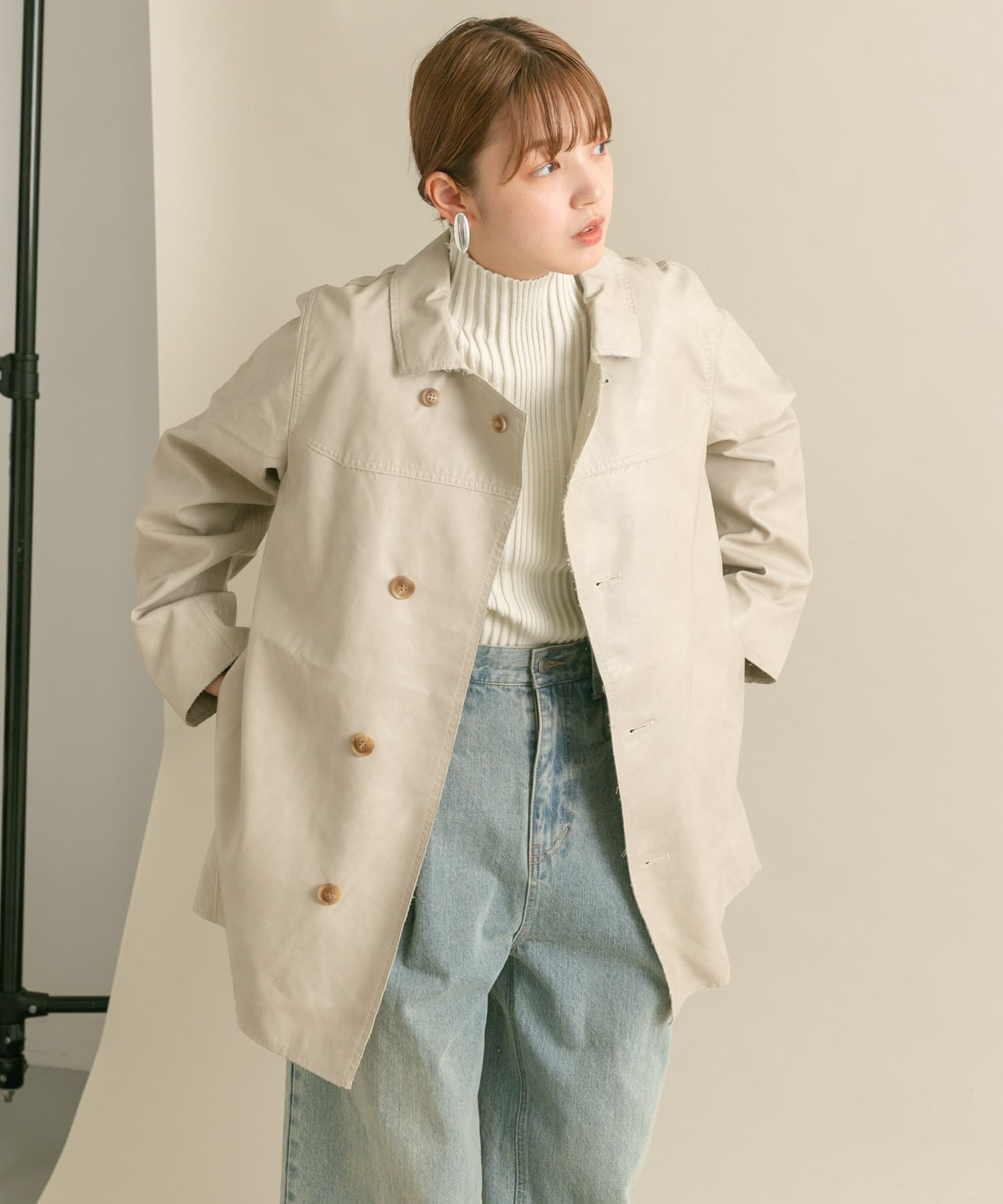 身長：160cm サイズ：one