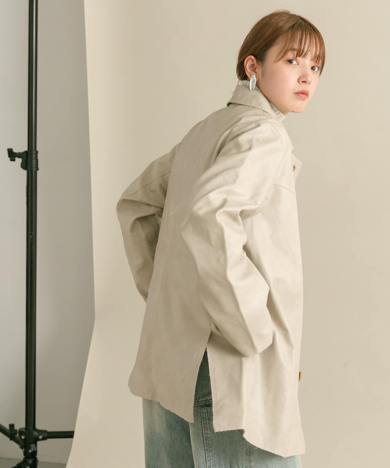身長：160cm サイズ：one