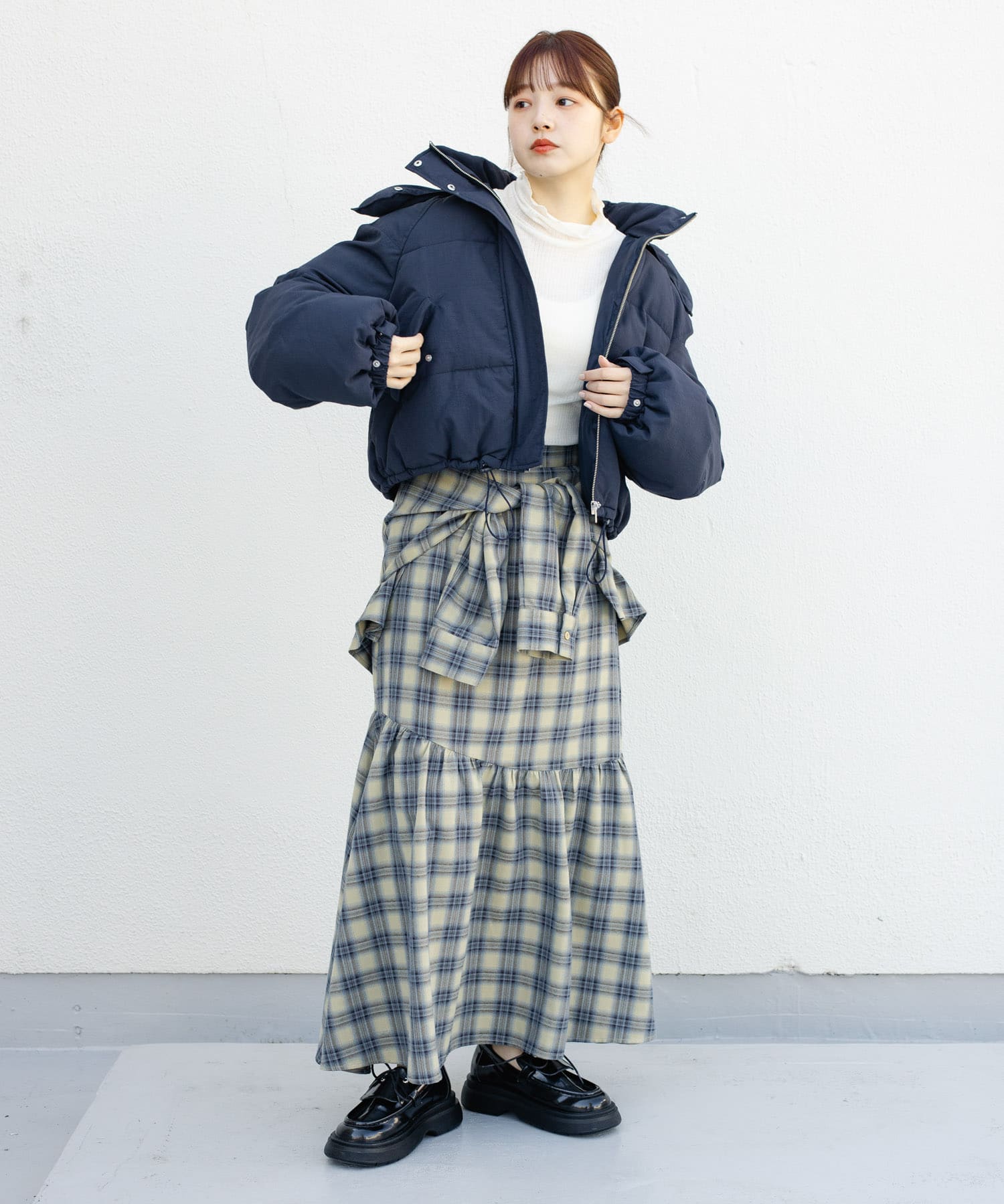 身長：160cm サイズ：one
