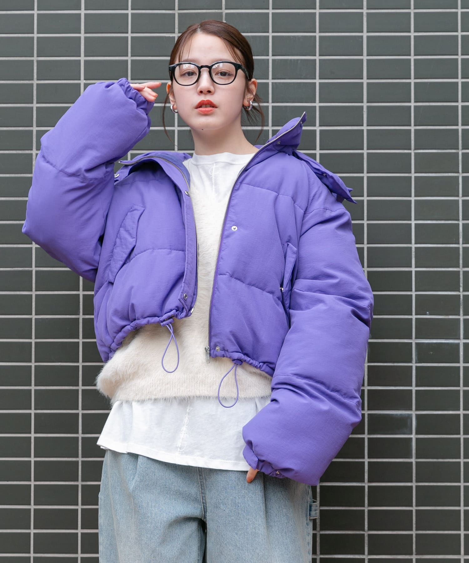 身長：160cm サイズ：one