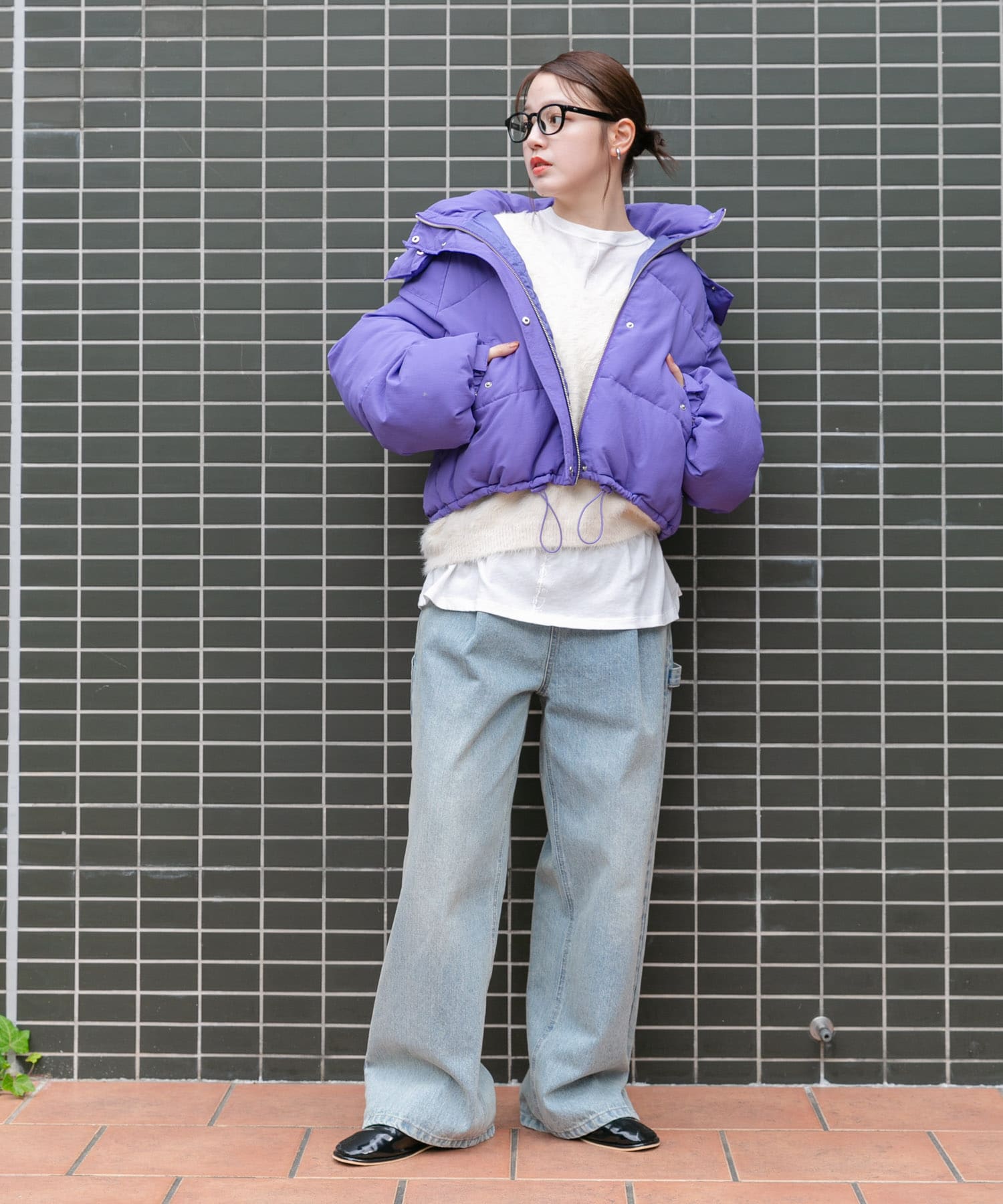 身長：160cm サイズ：one