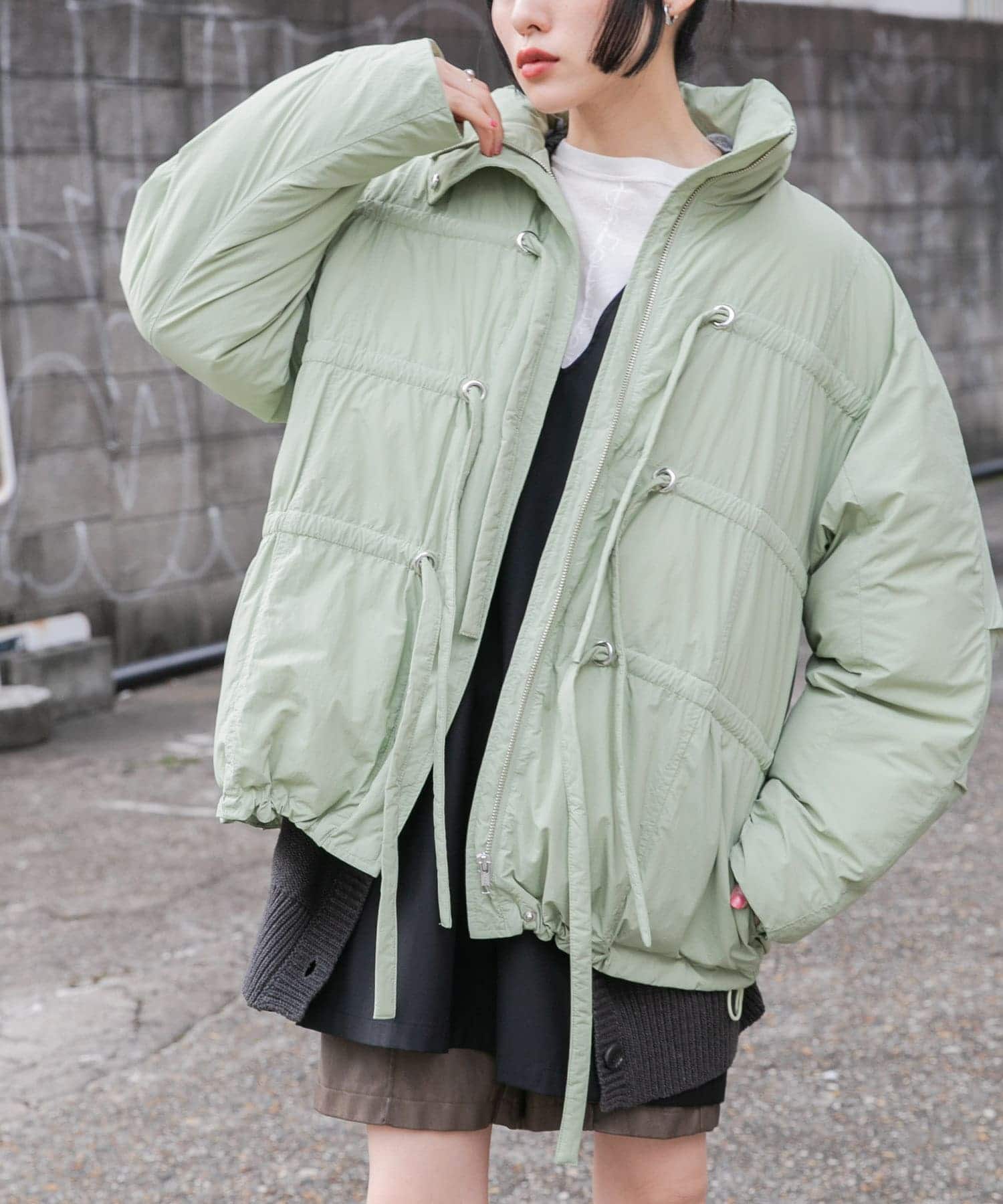 身長：160cm サイズ：one