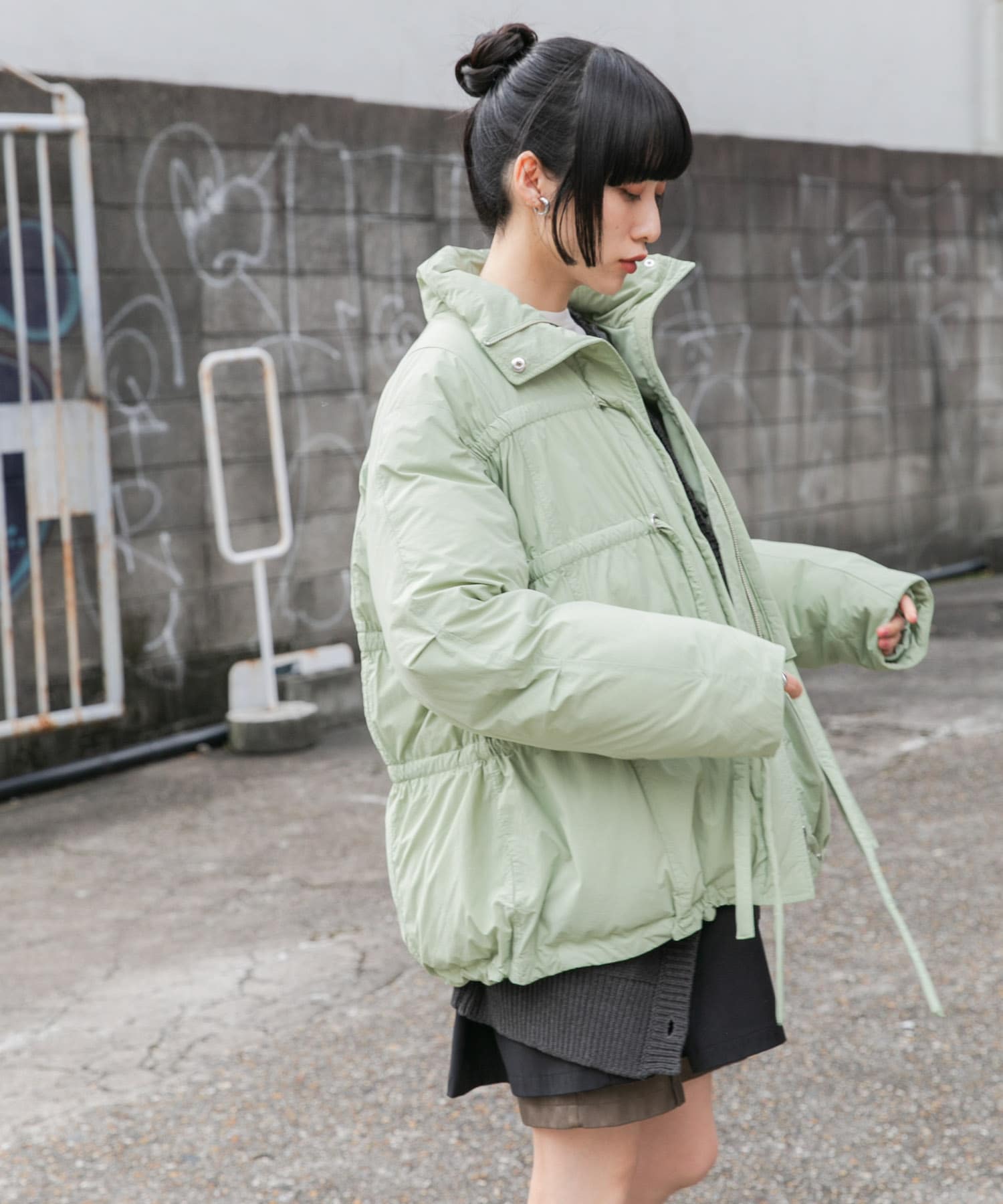 身長：160cm サイズ：one