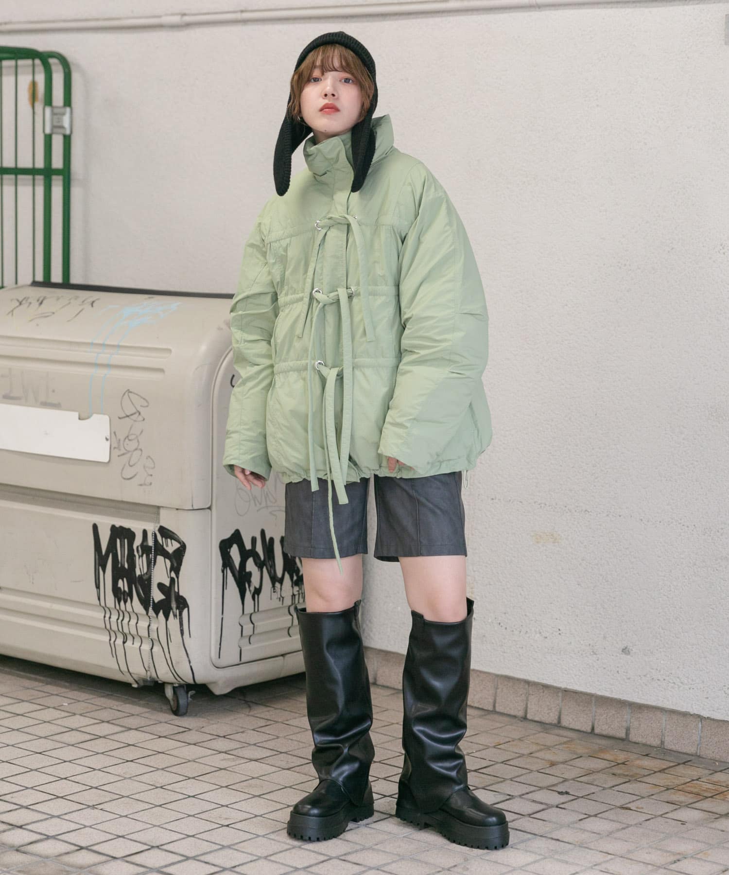 身長：160cm サイズ：one