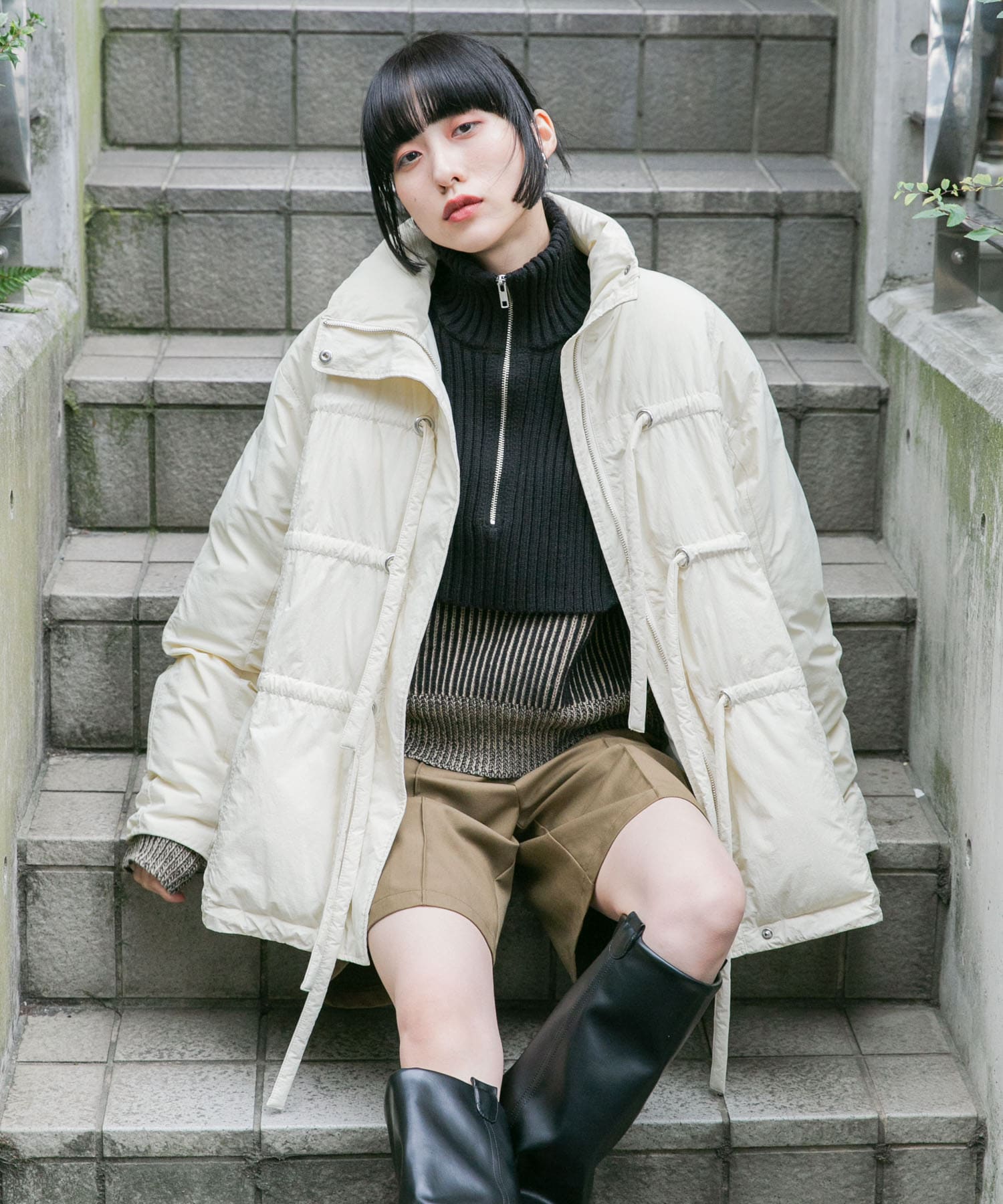 身長：160cm サイズ：one