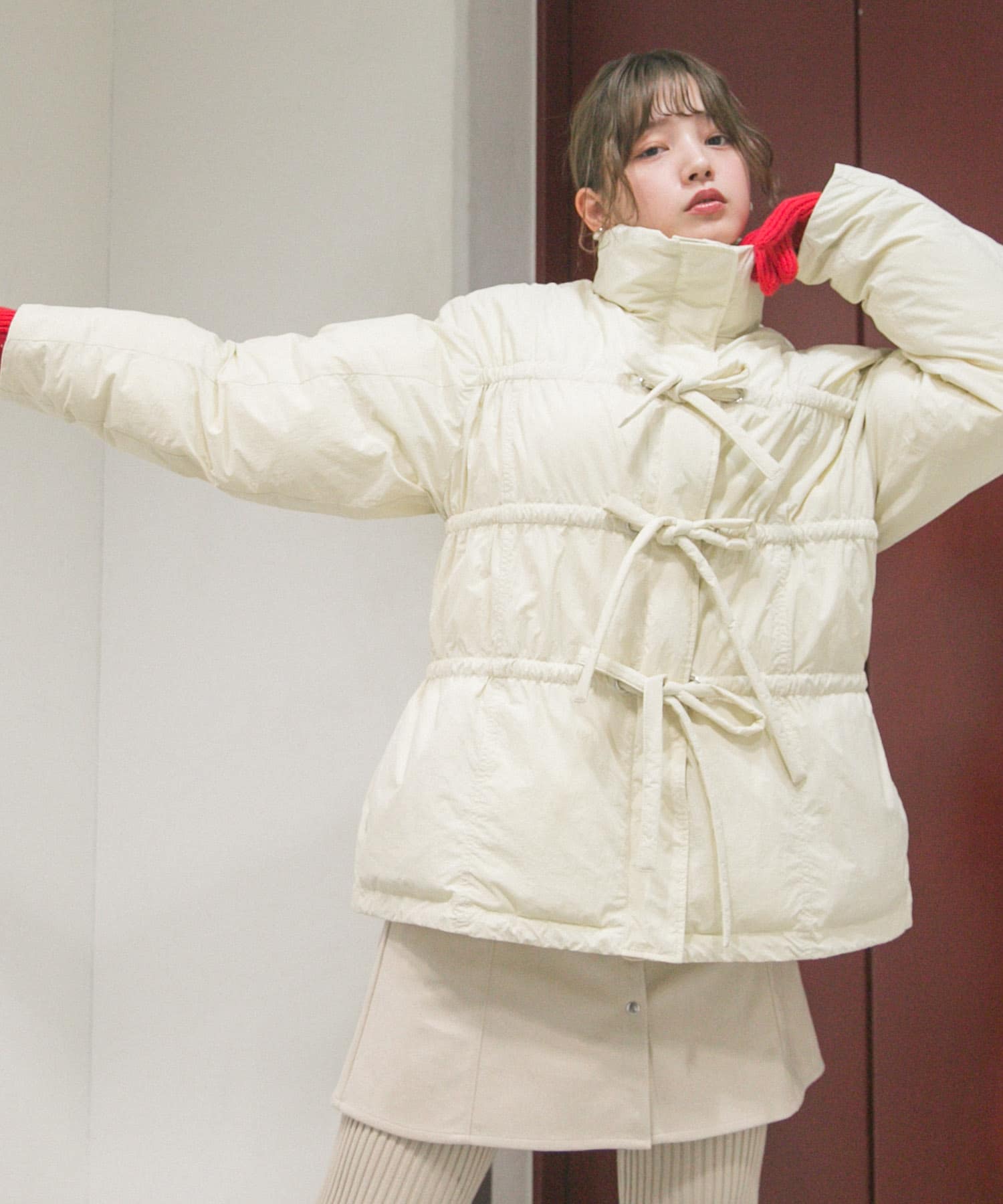 身長：160cm サイズ：one