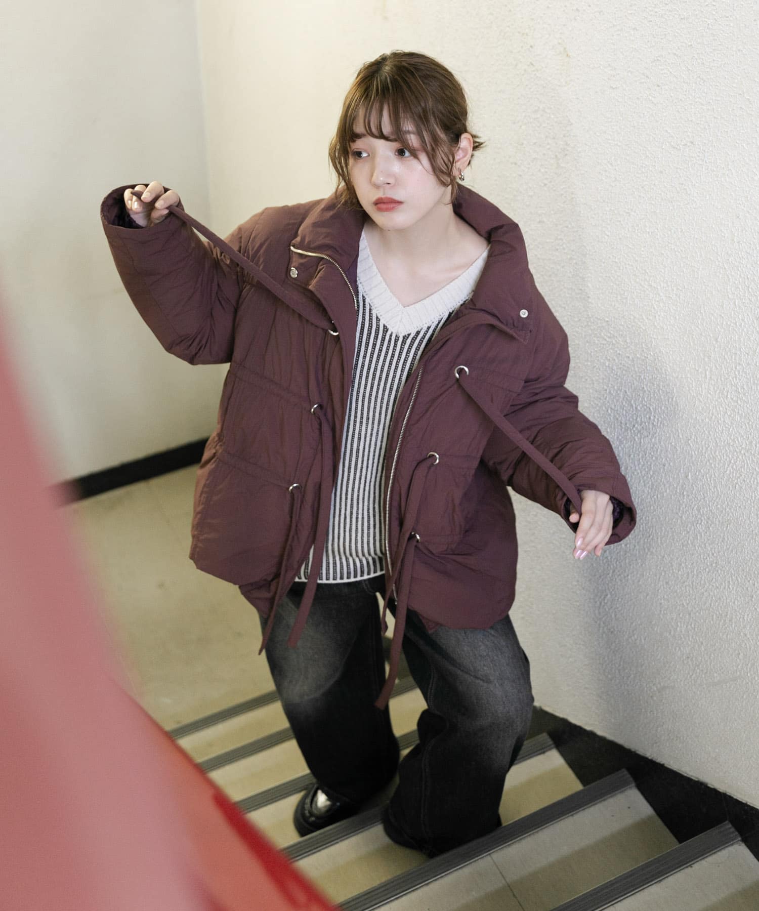 身長：160cm サイズ：one