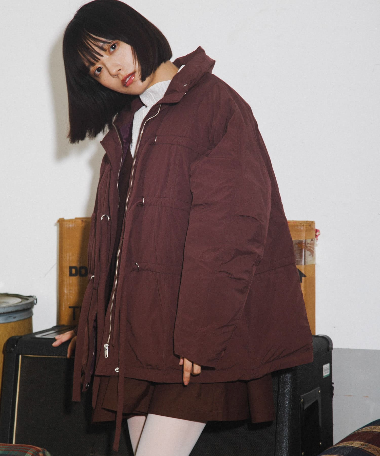 身長：168cm サイズ：one