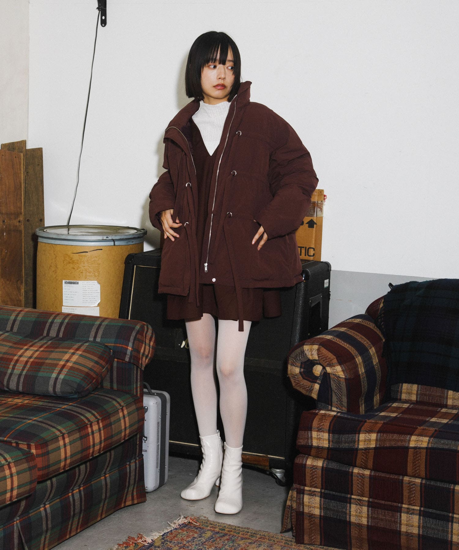 身長：168cm サイズ：one