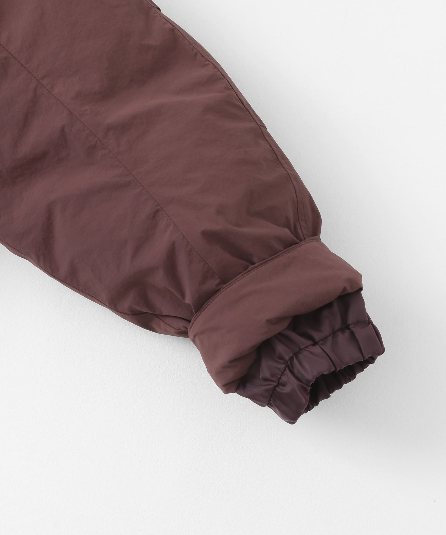 フロントリボン中綿ジャケット BORDEAUX one