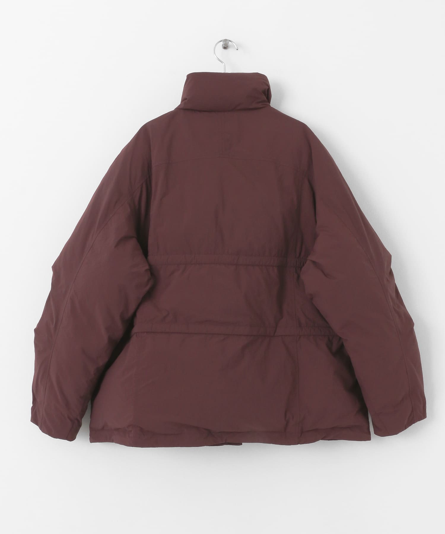 フロントリボン中綿ジャケット BORDEAUX one