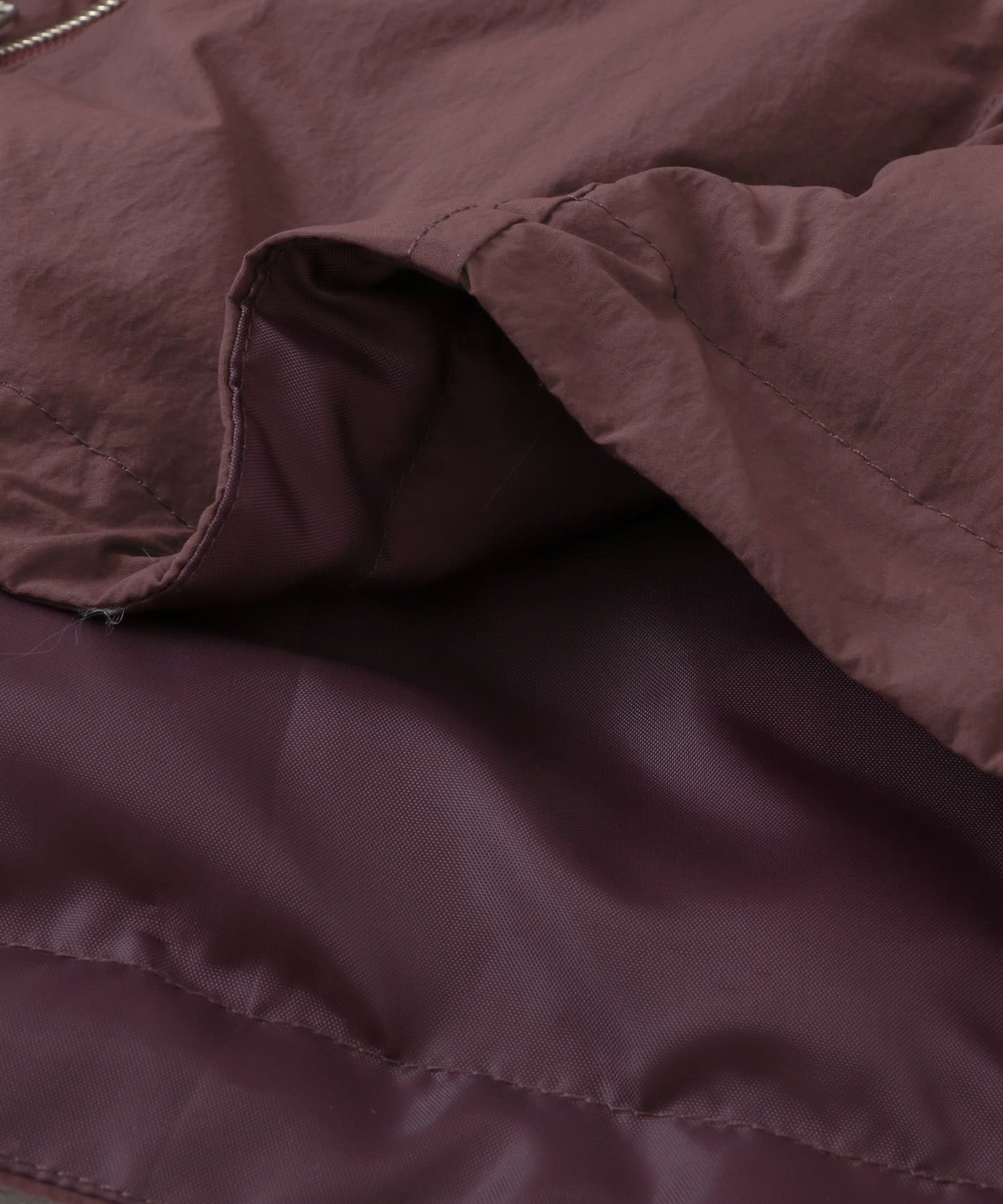 フロントリボン中綿ジャケット BORDEAUX one