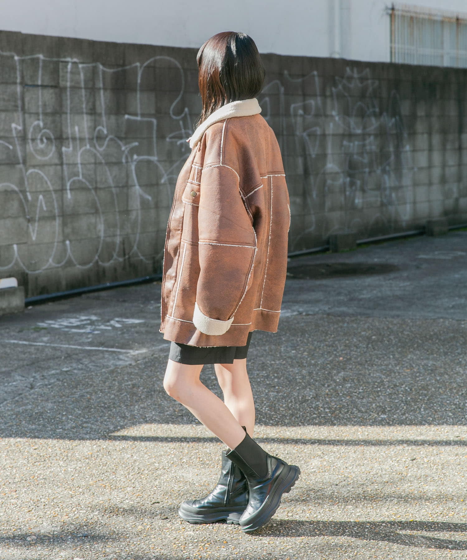 身長：160cm サイズ：one