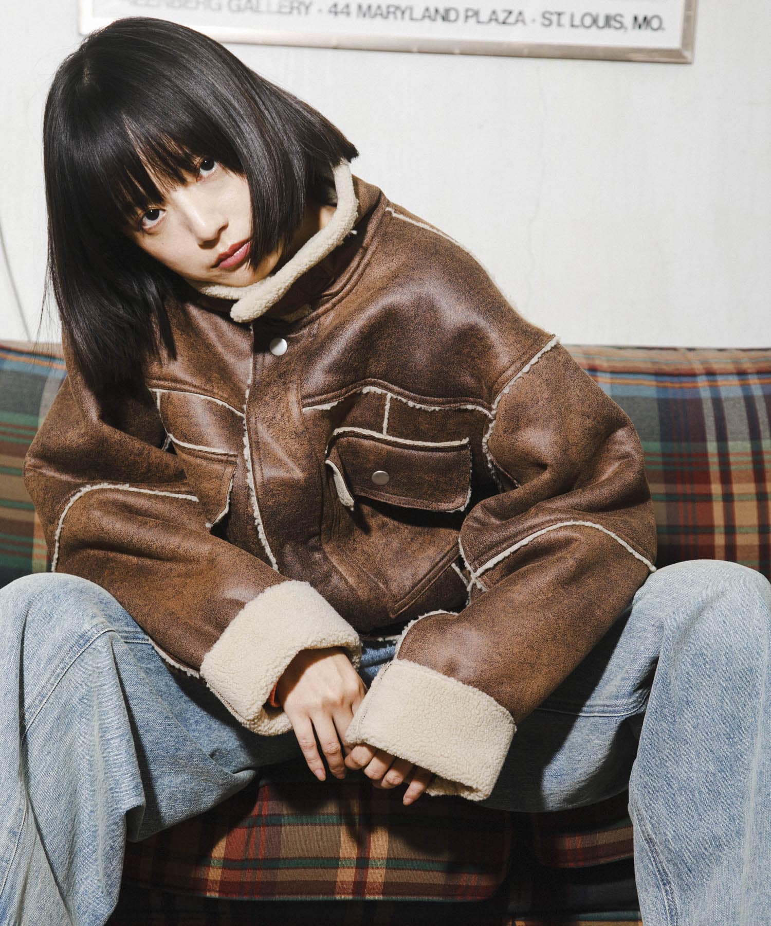 身長：168cm サイズ：one