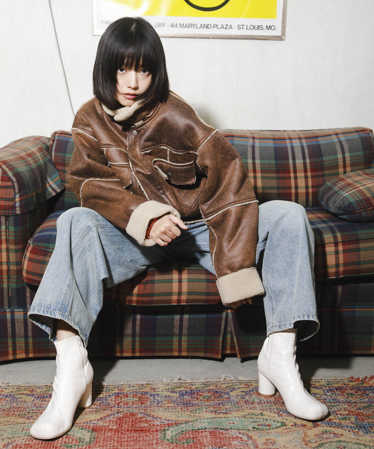 身長：168cm サイズ：one