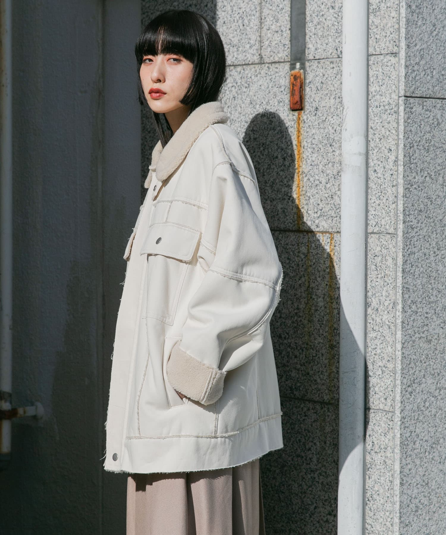 身長：160cm サイズ：one