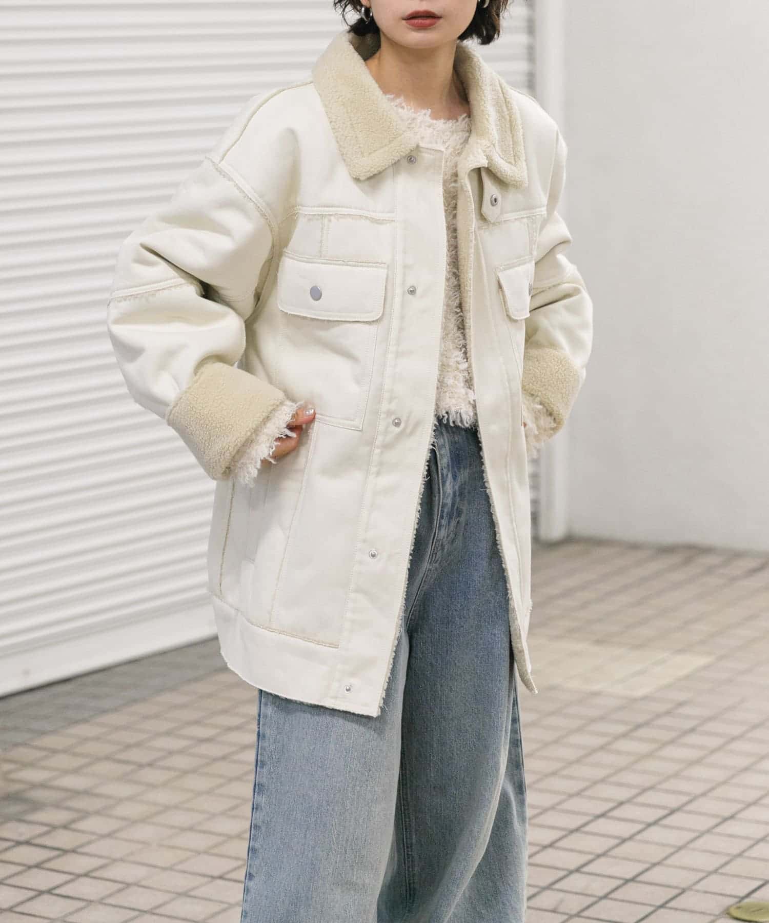 身長：160cm サイズ：one