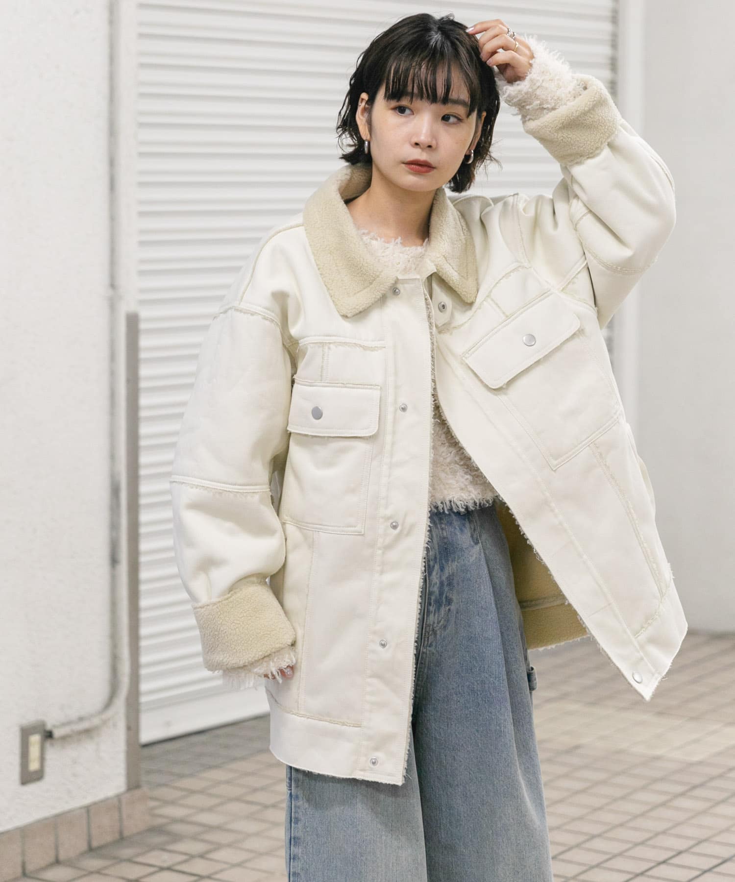 身長：160cm サイズ：one