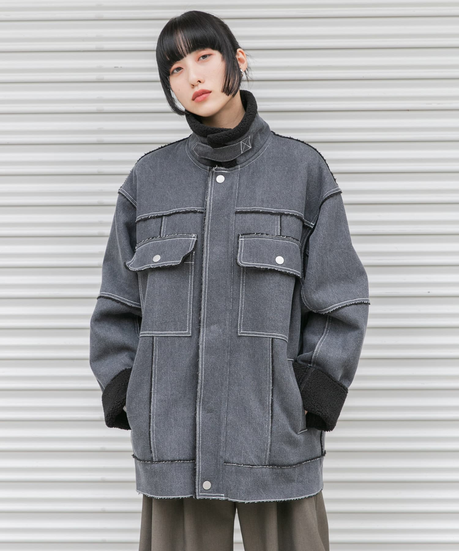 身長：160cm サイズ：one