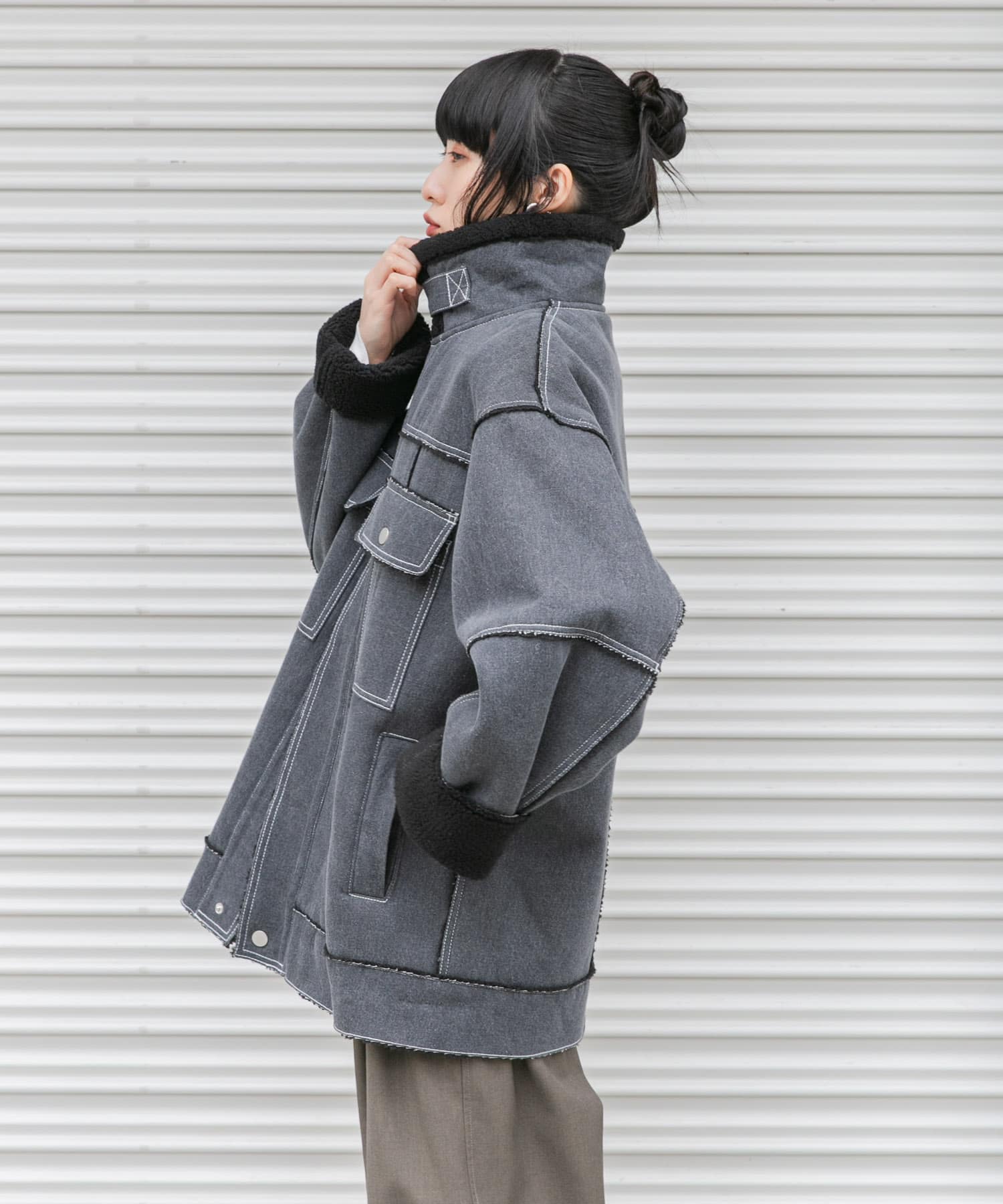 身長：160cm サイズ：one