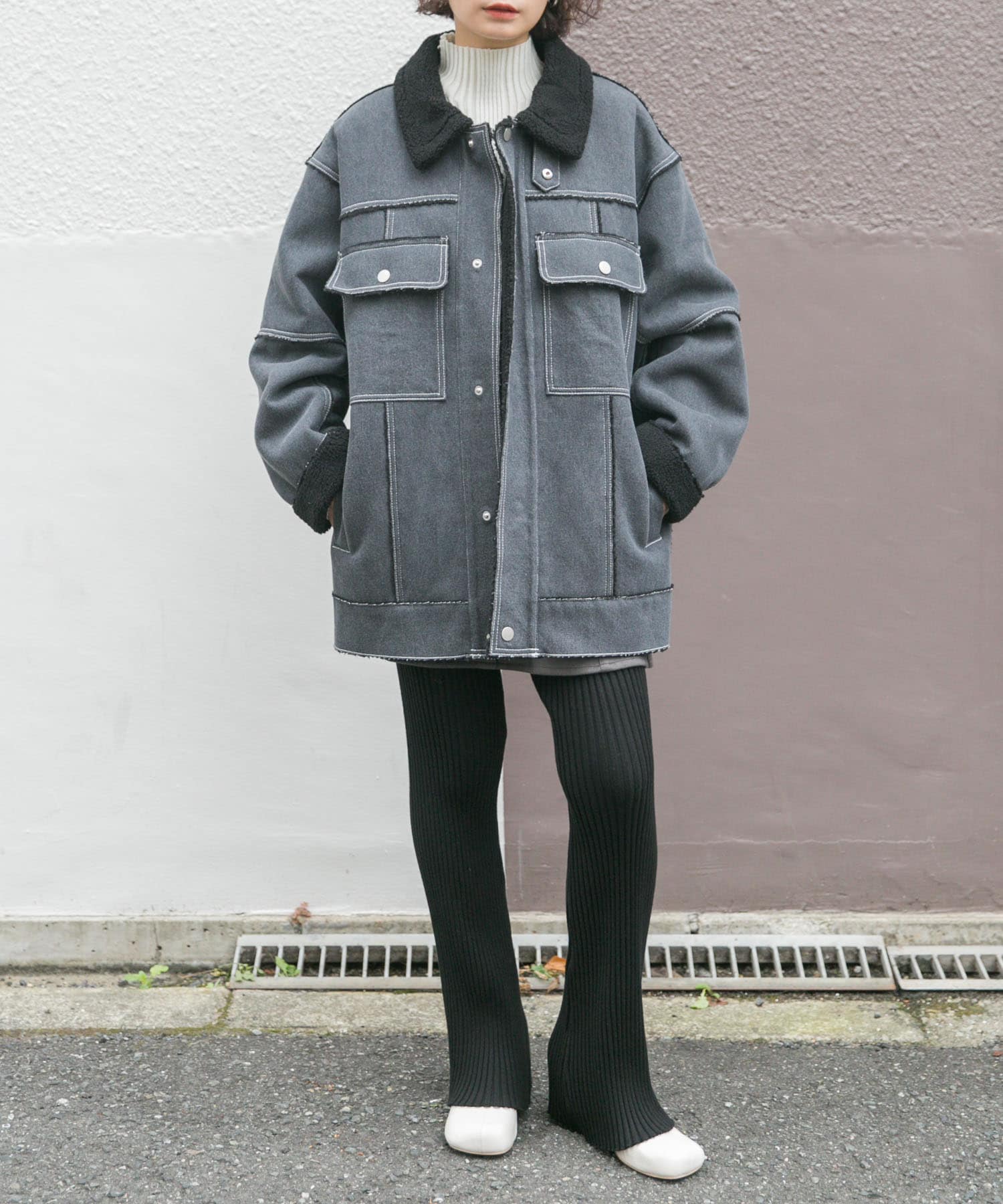 身長：160cm サイズ：one