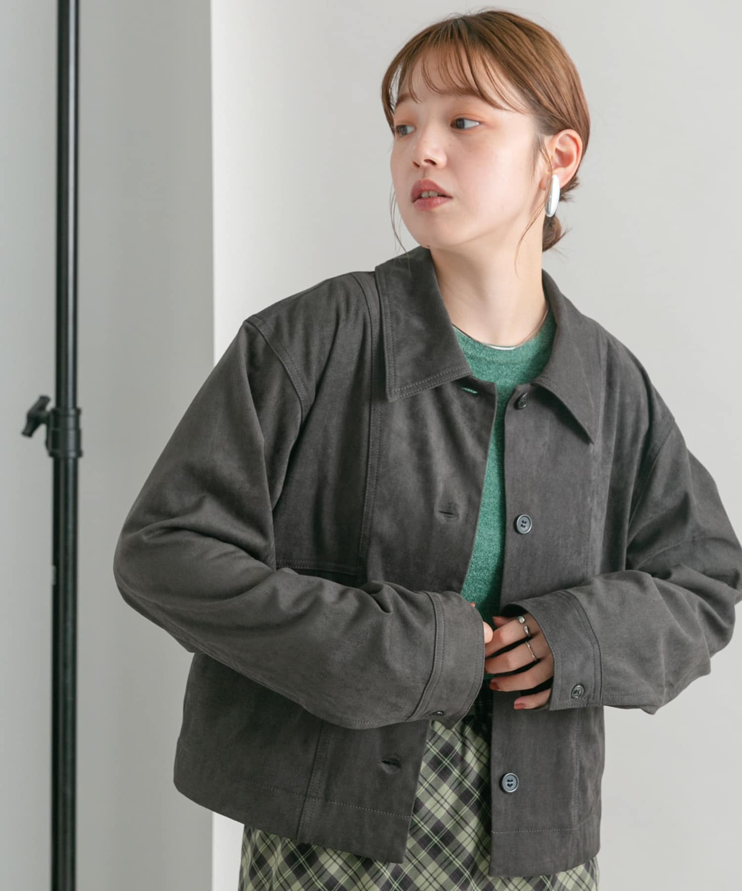 身長：160cm サイズ：one