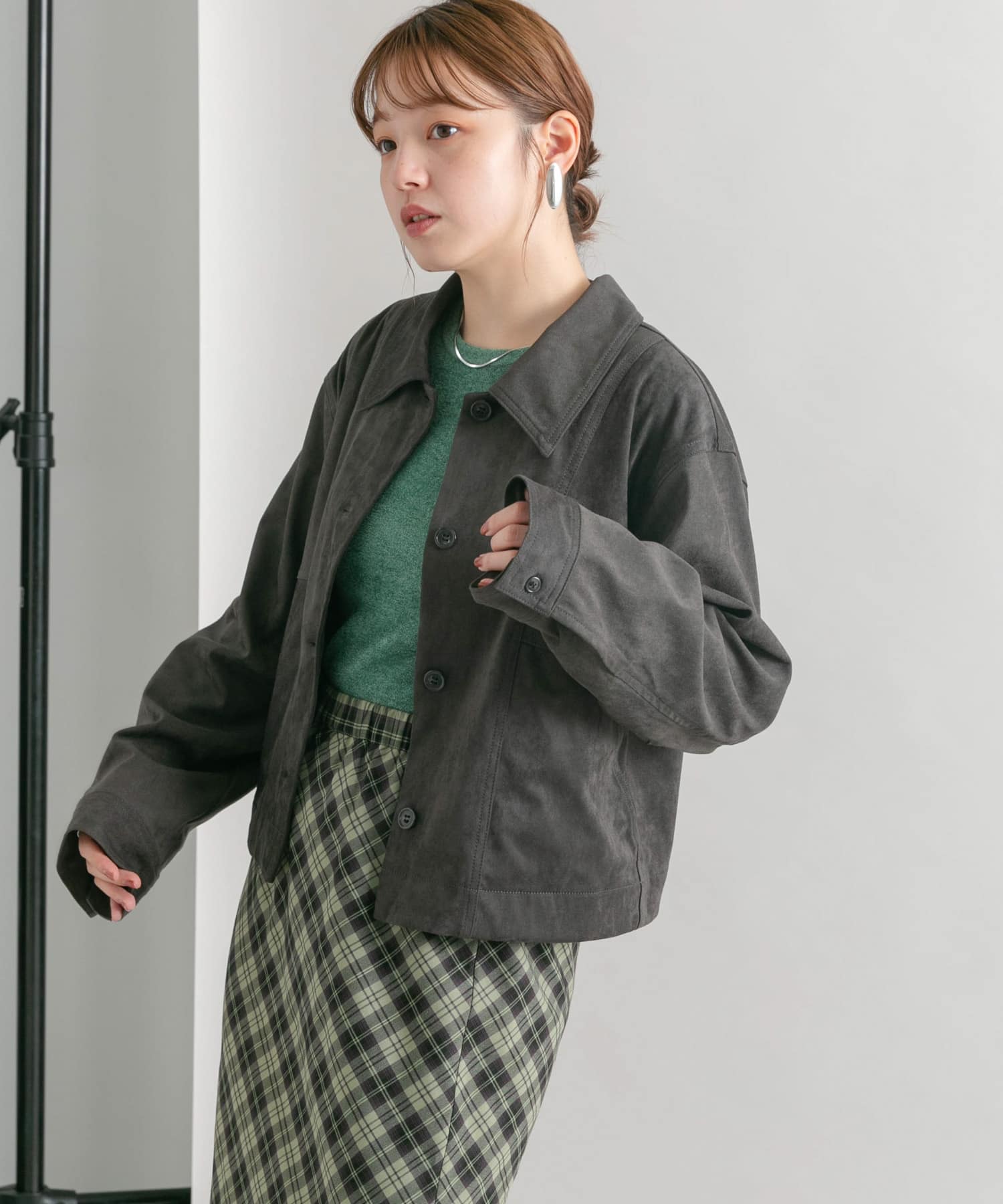 身長：160cm サイズ：one