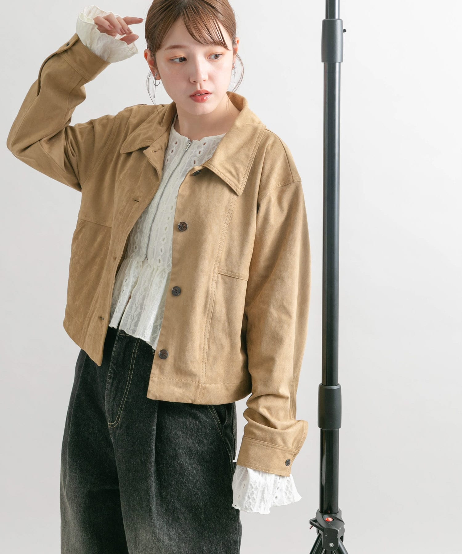 身長：160cm サイズ：one