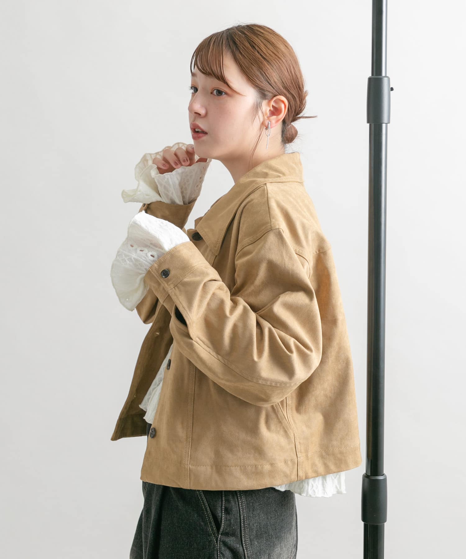 身長：160cm サイズ：one