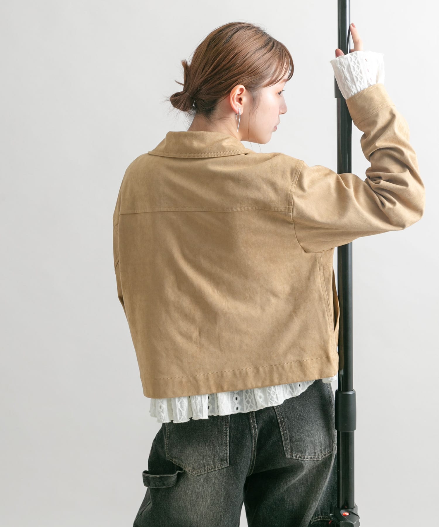 身長：160cm サイズ：one
