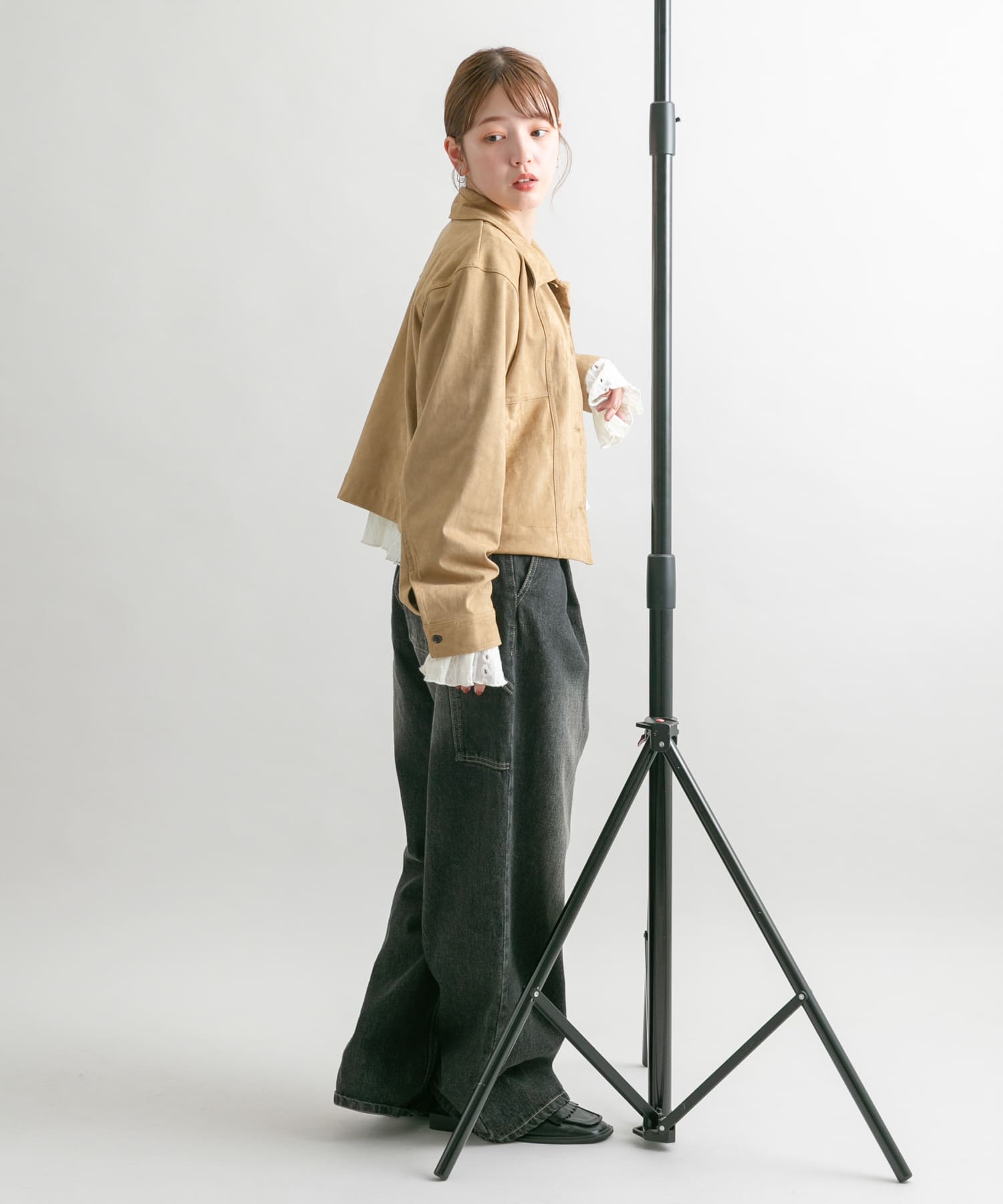 身長：160cm サイズ：one