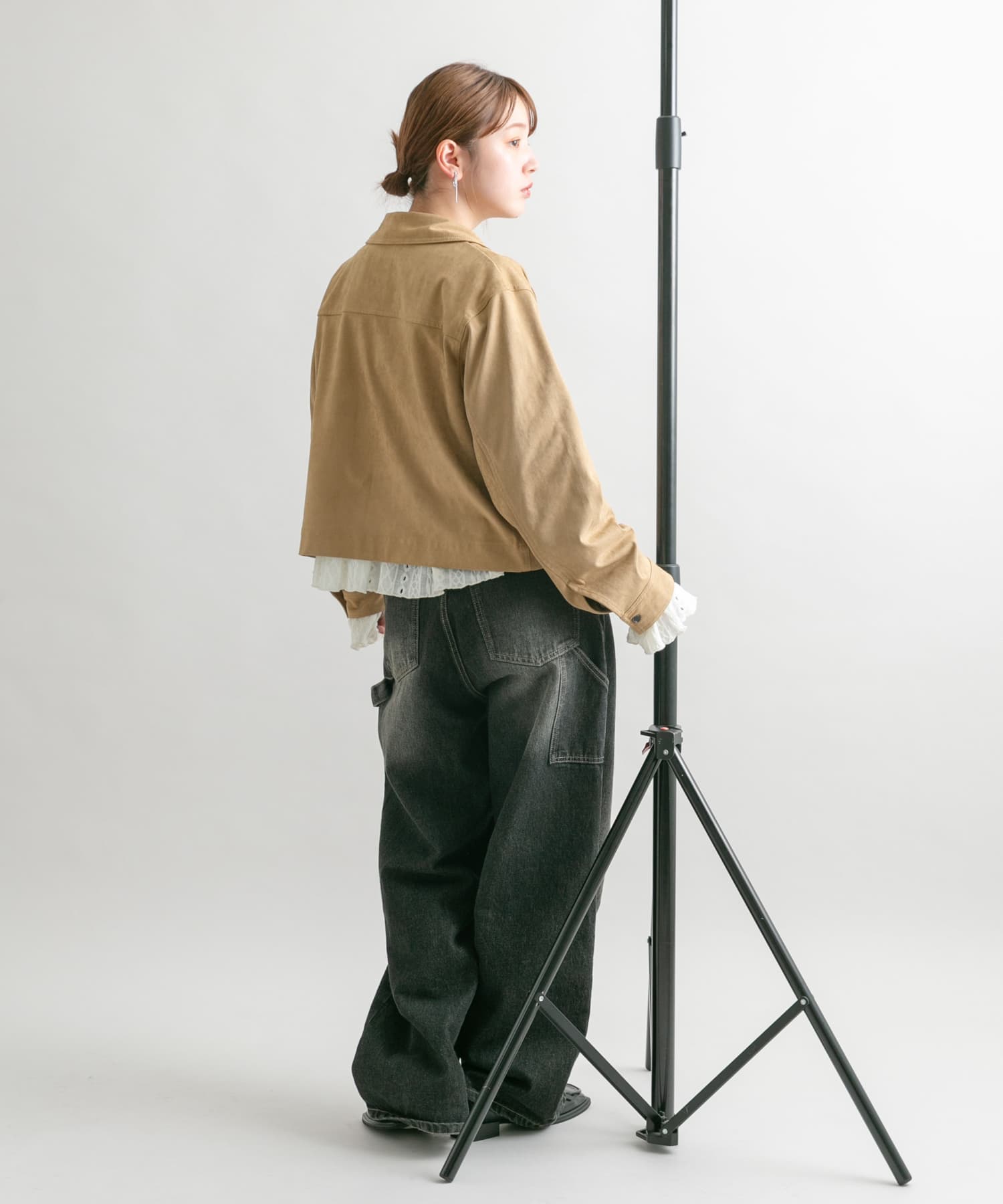 身長：160cm サイズ：one