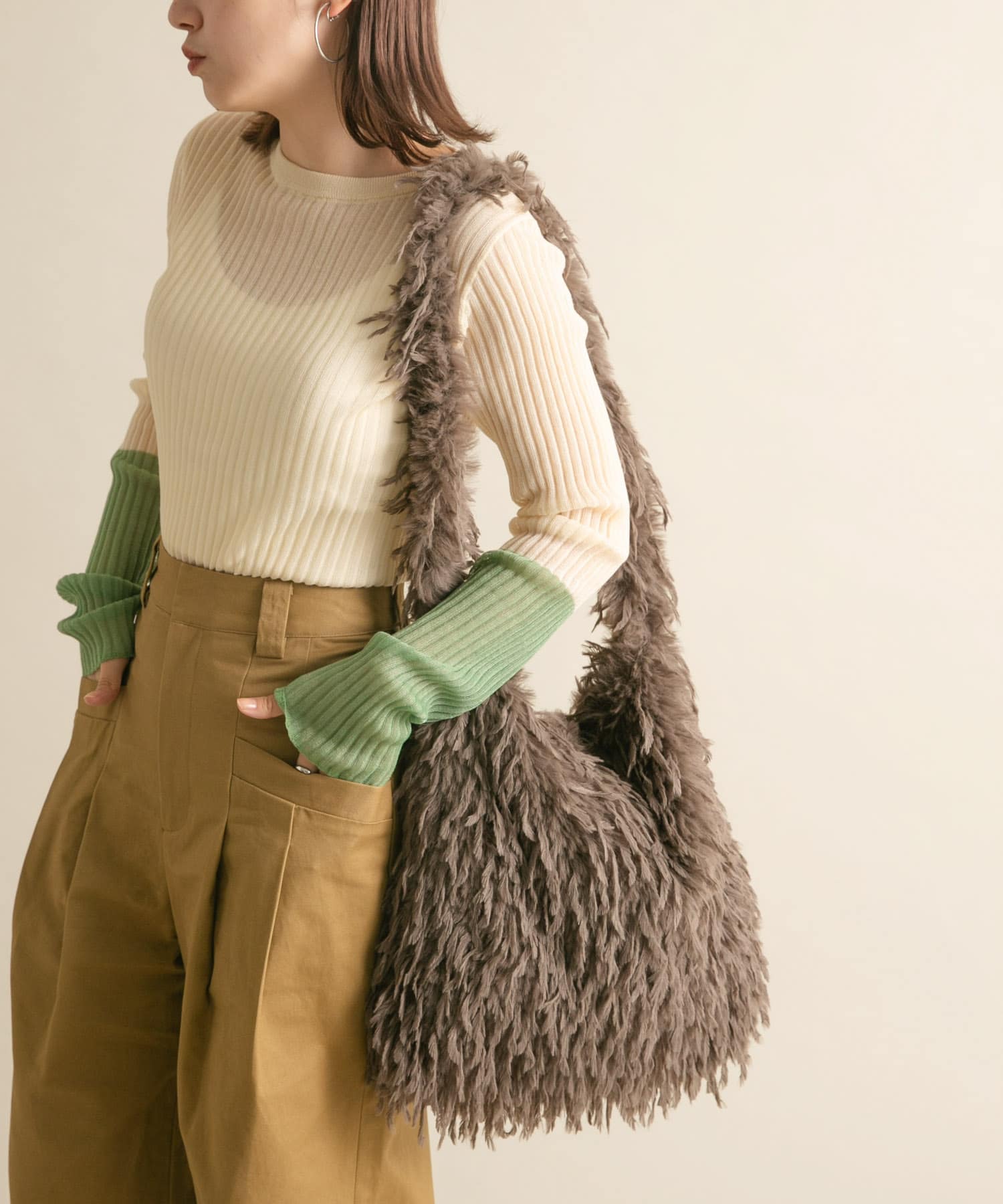 ファービッグBAG BROWN one