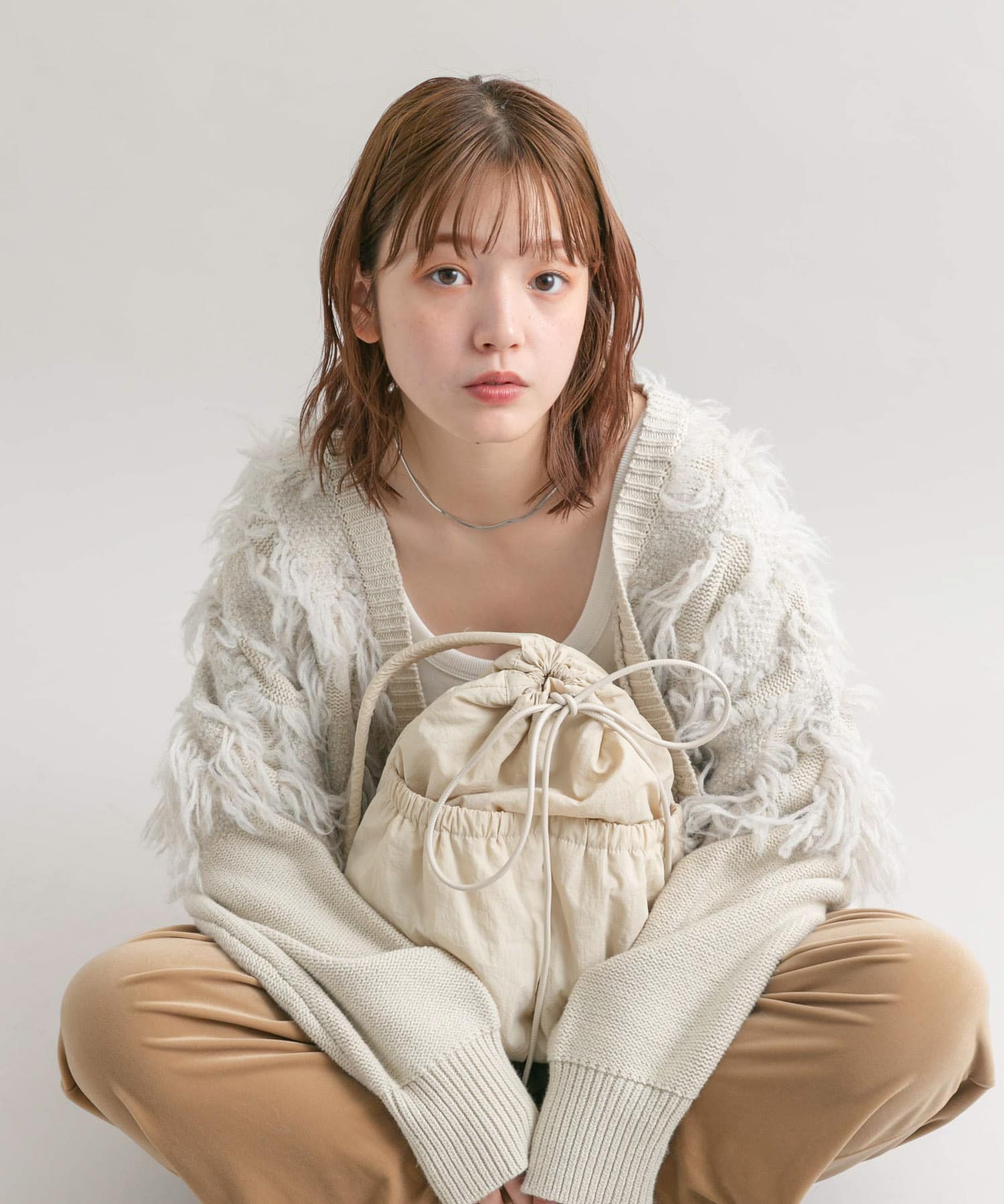 ナイロンパファーボンサック IVORY one