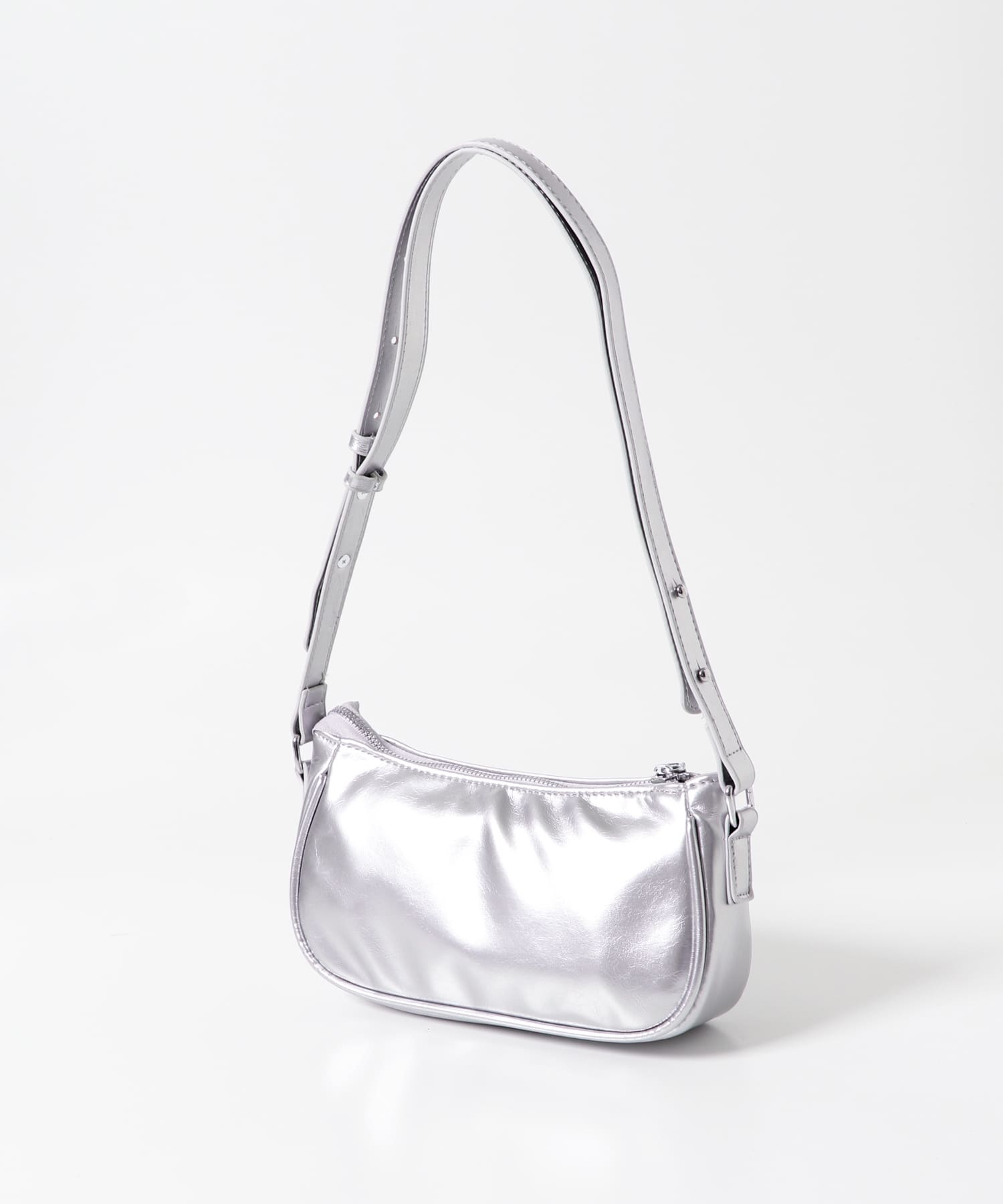 アウトポケットショルダーBAG SILVER one