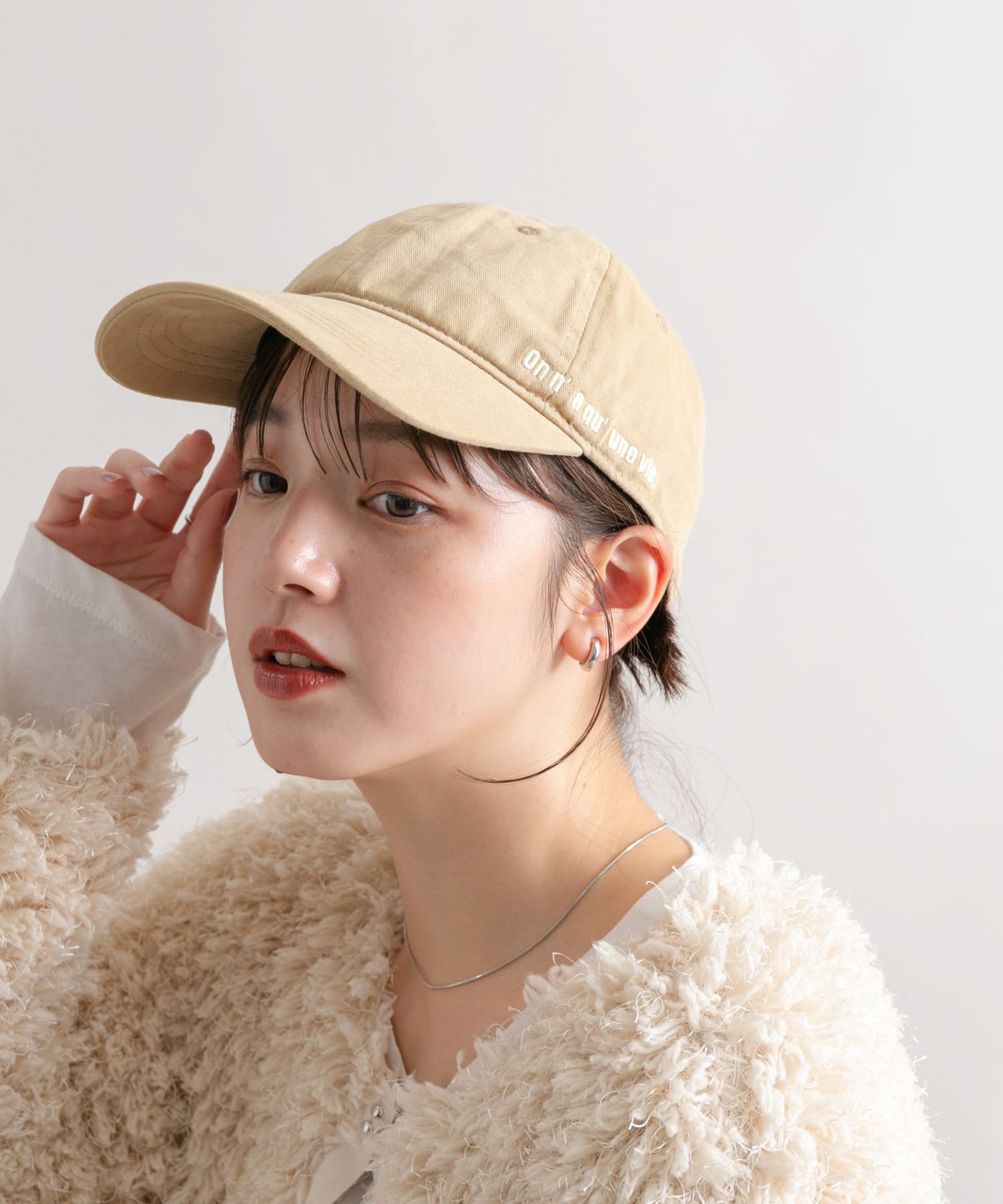 サイドエンブロイダリーCAP