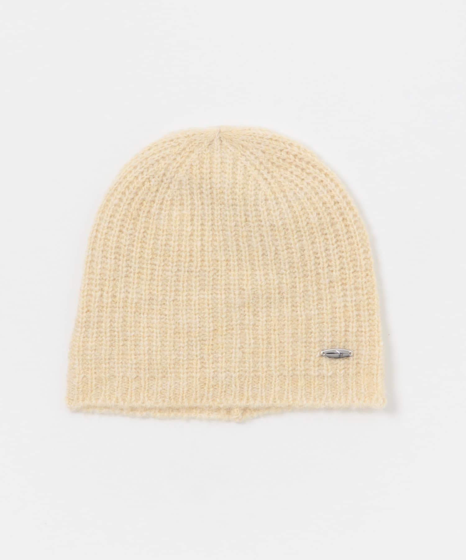 プレートニットビーニー L.BEIGE one