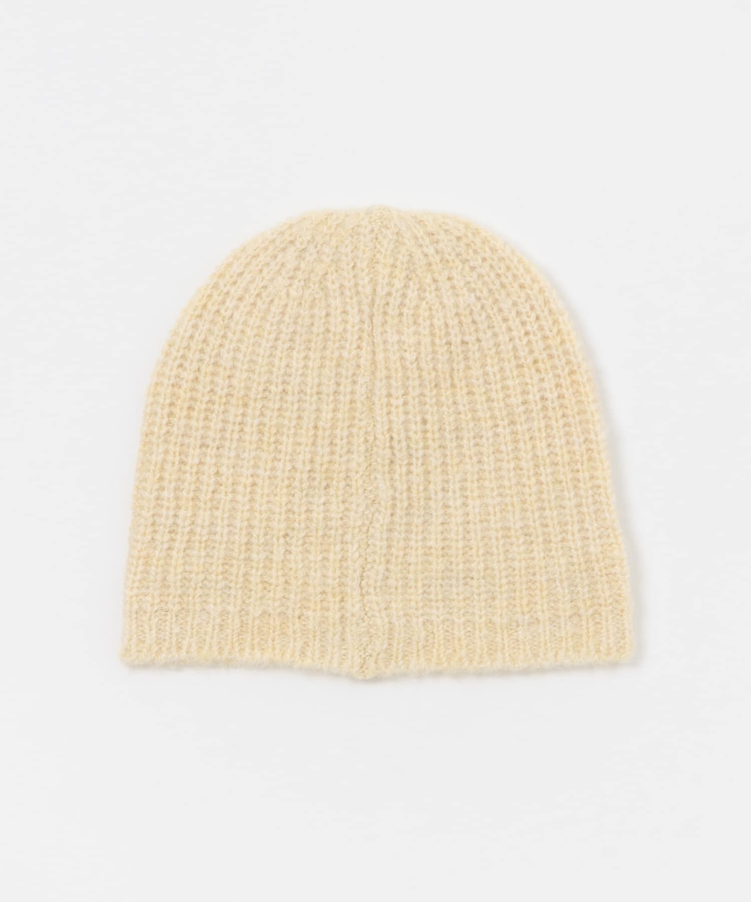 プレートニットビーニー L.BEIGE one