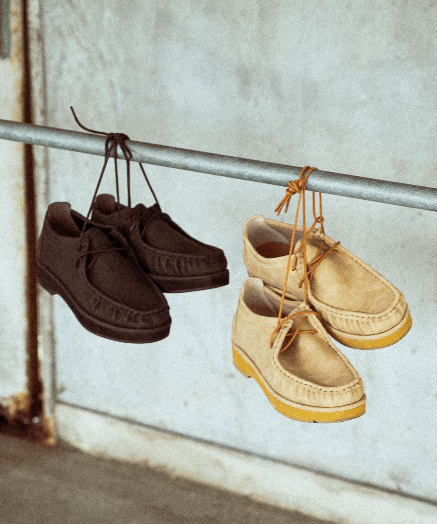 モカシンデザインシューズ BEIGE 36