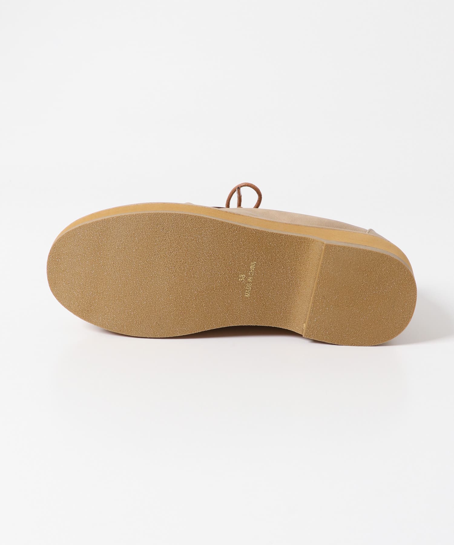 モカシンデザインシューズ BEIGE 36