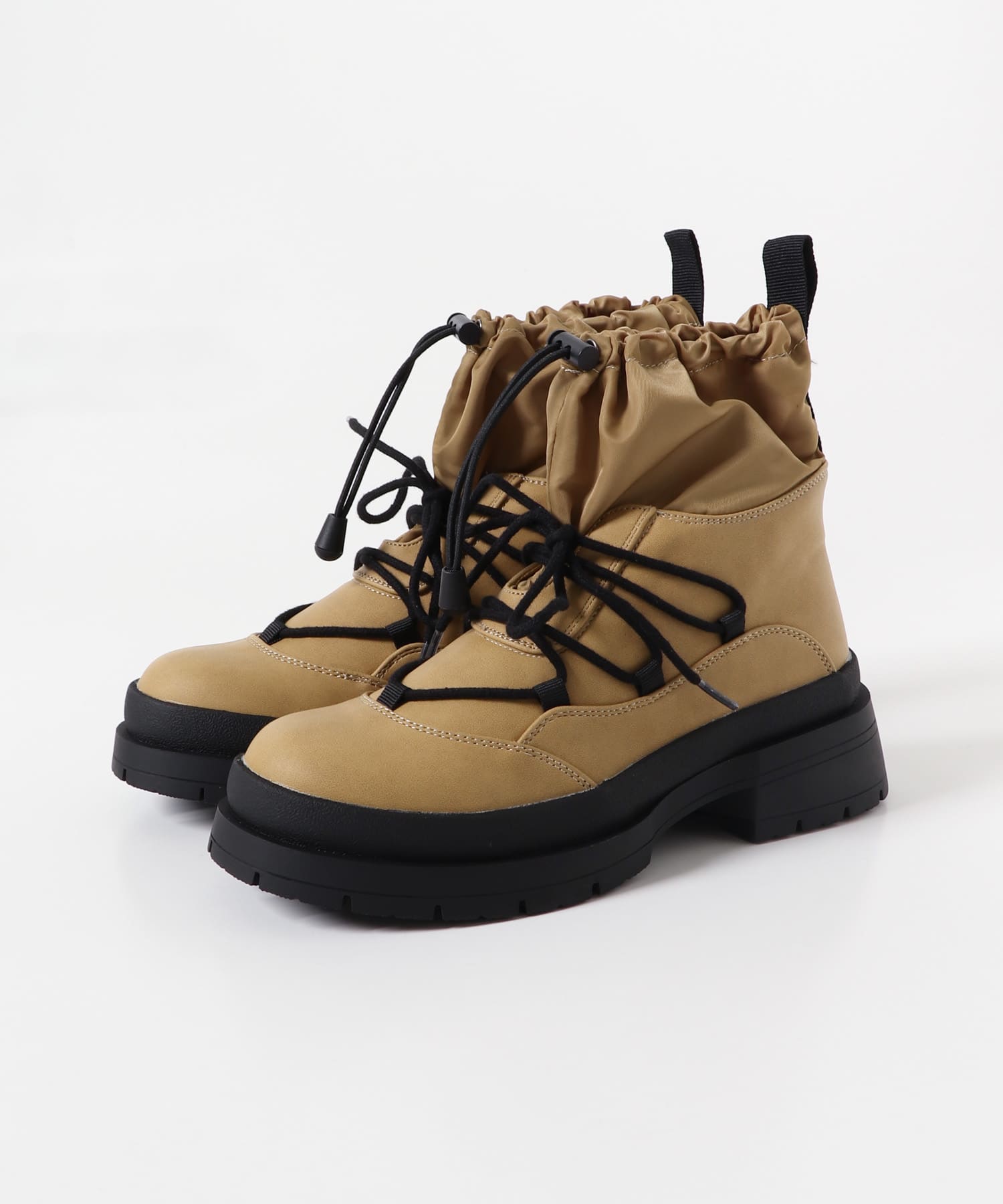 タンクソールワークブーツ BEIGE 23.5