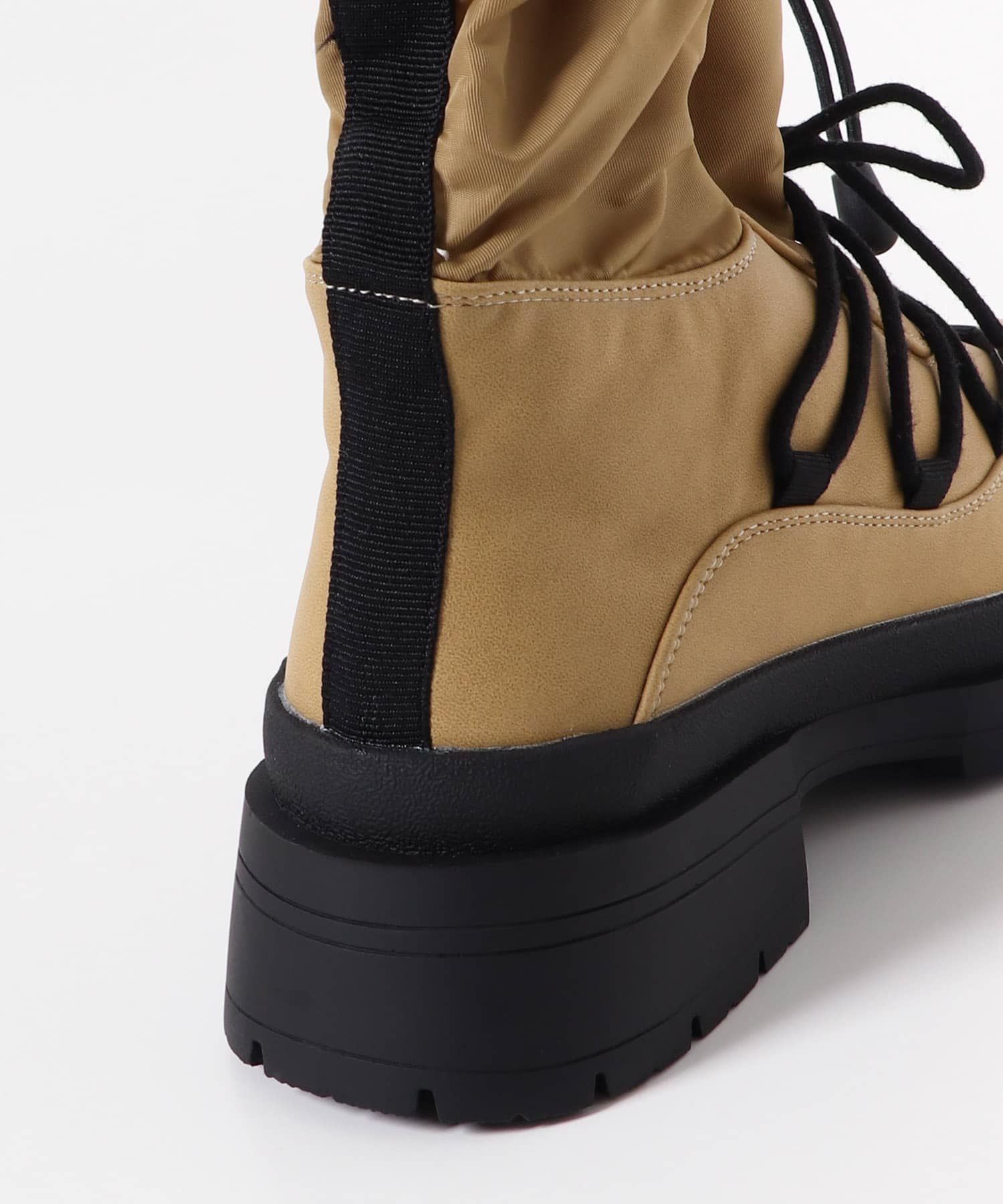 タンクソールワークブーツ BEIGE 23.5